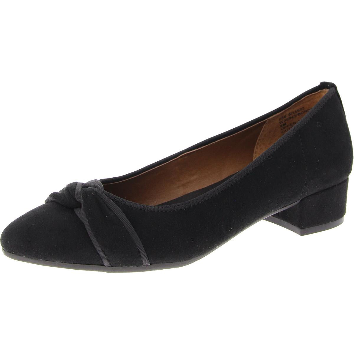 Bordeaux Faux Suede Almond toe Pumps