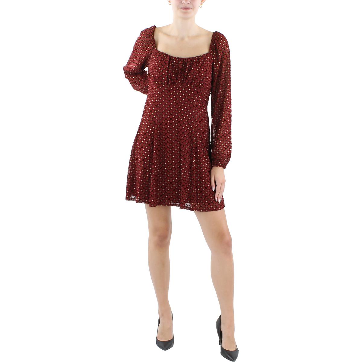 Juniors Glitter Short Mini Dress