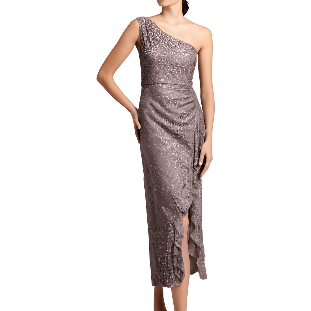Sequined Nylon Evening Dress