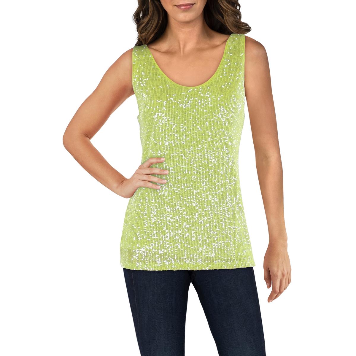 Sqequined Top Tank Top