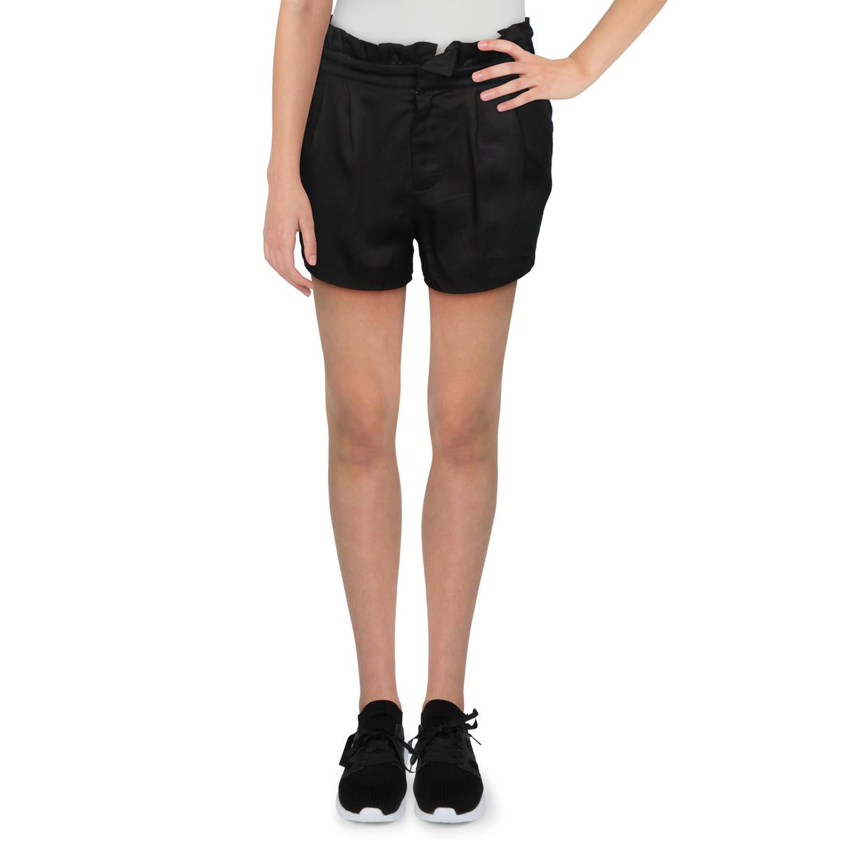 Leah Paper Bag High Waist Dress Shorts