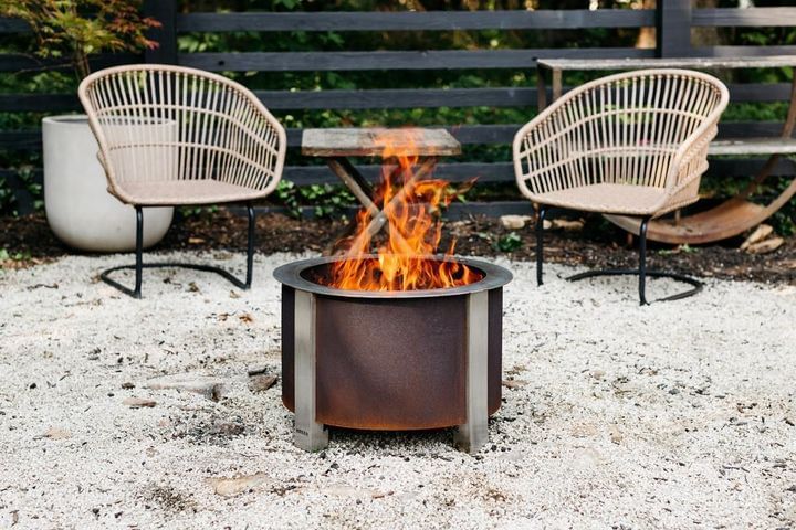 Breeo X Series 30" Smokeless Fire Pit - Coreten Steel