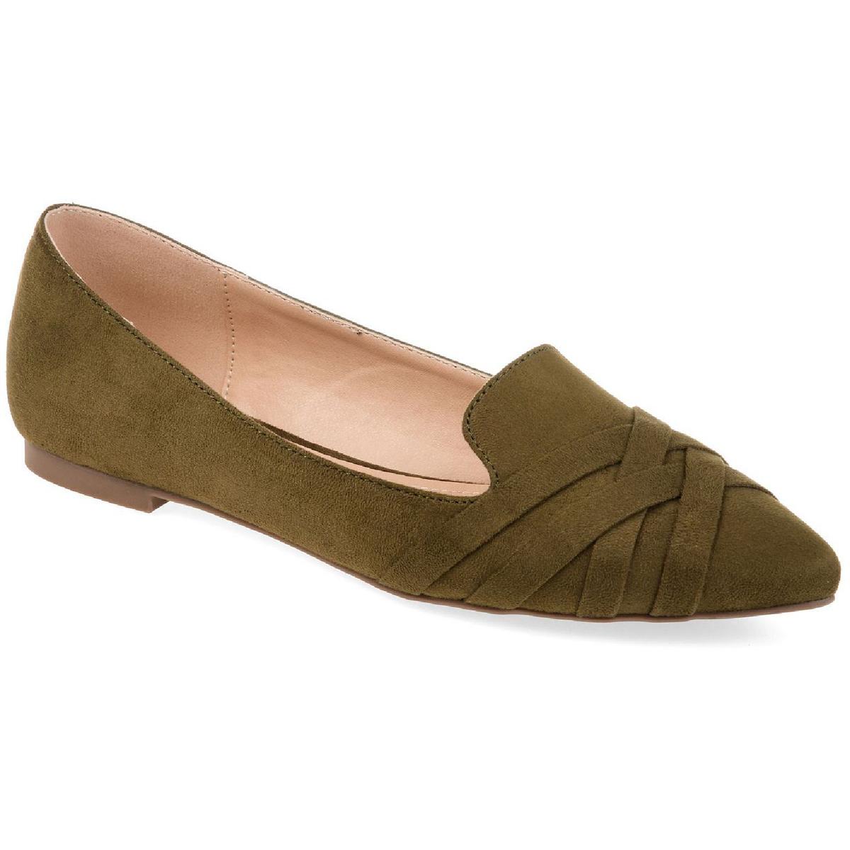 Mindee Faux Suede Slip On Loafers