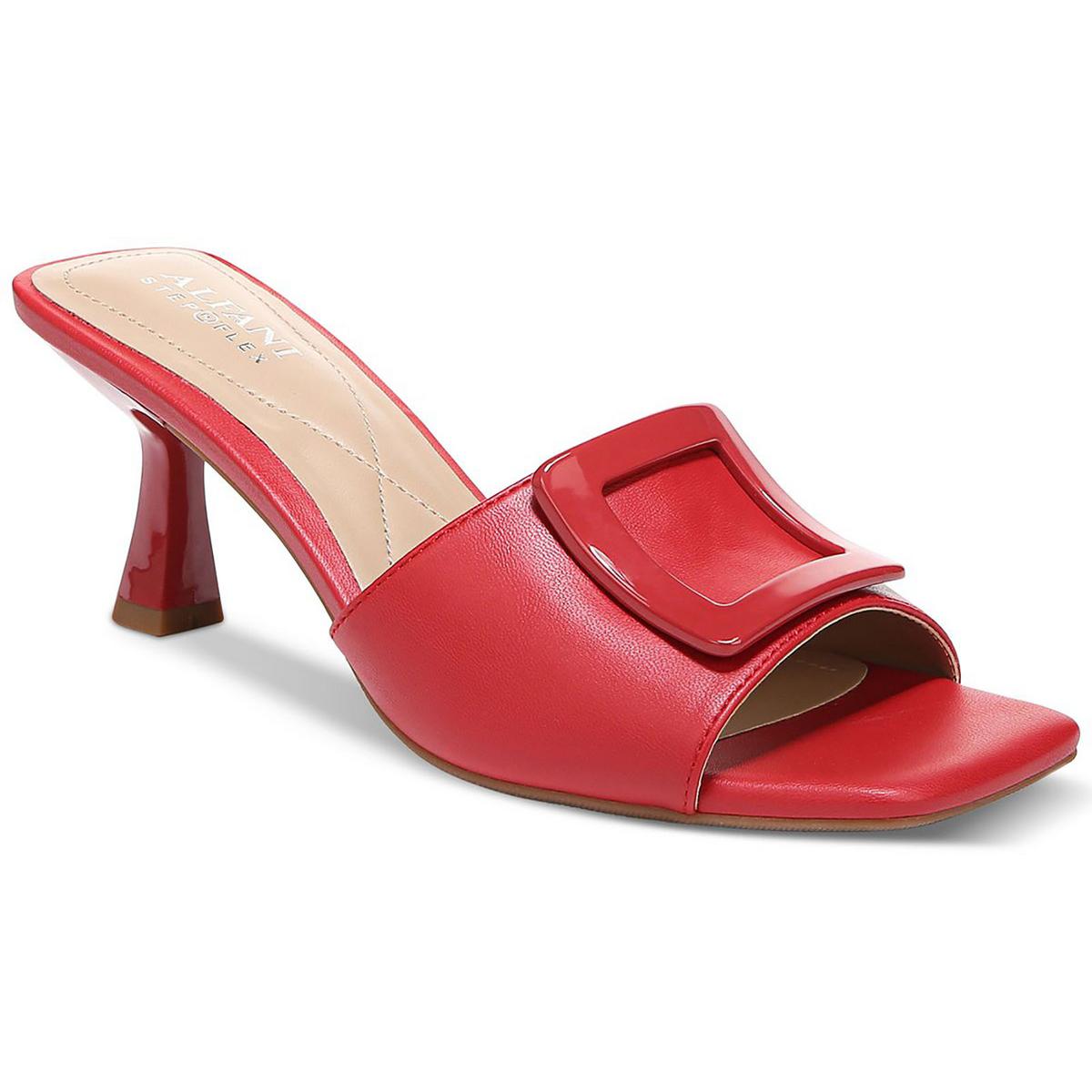 Capreece Faux Leather Slide Heels