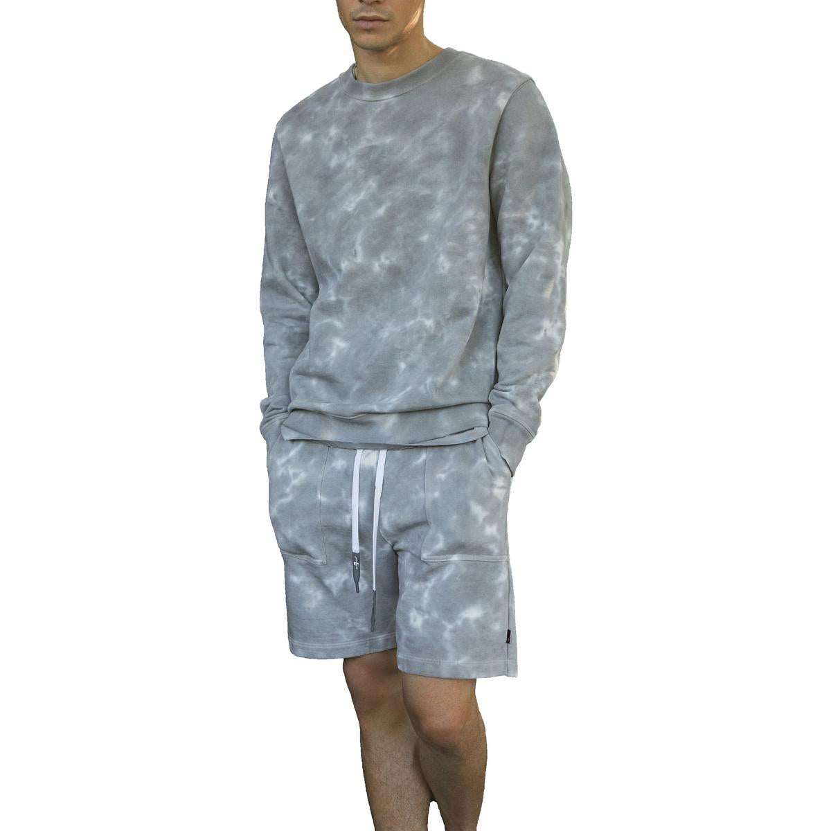 Tie-Dye Cotton Casual Shorts