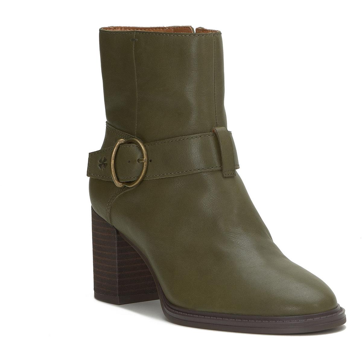 Achelle Leather Bootie Mid-Calf Boots