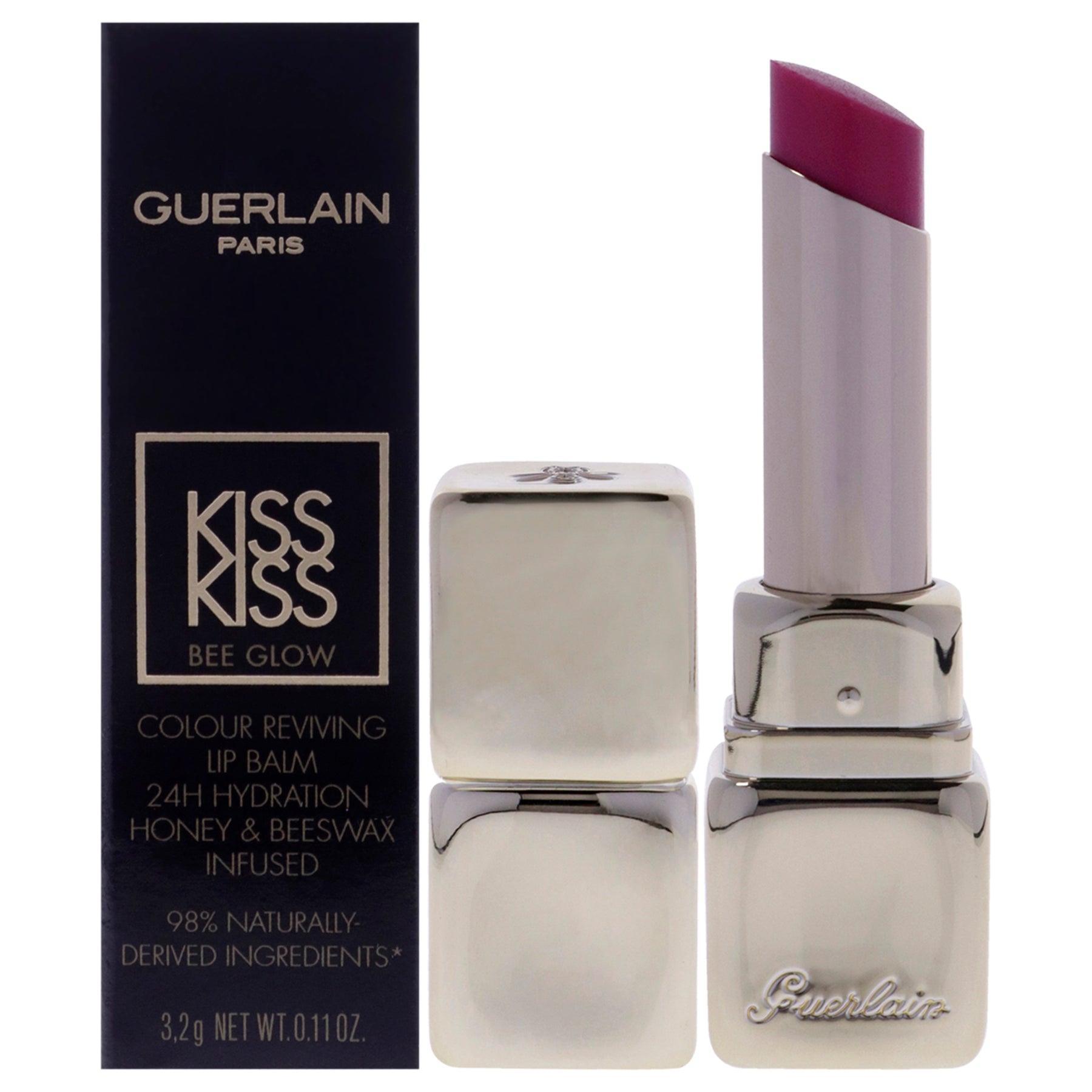 Kiss Kiss Bee Glow Lip Blam - 409 Fucsia Glow by Guerlain for Women - 0.11 oz Lip Balm 7831495049276