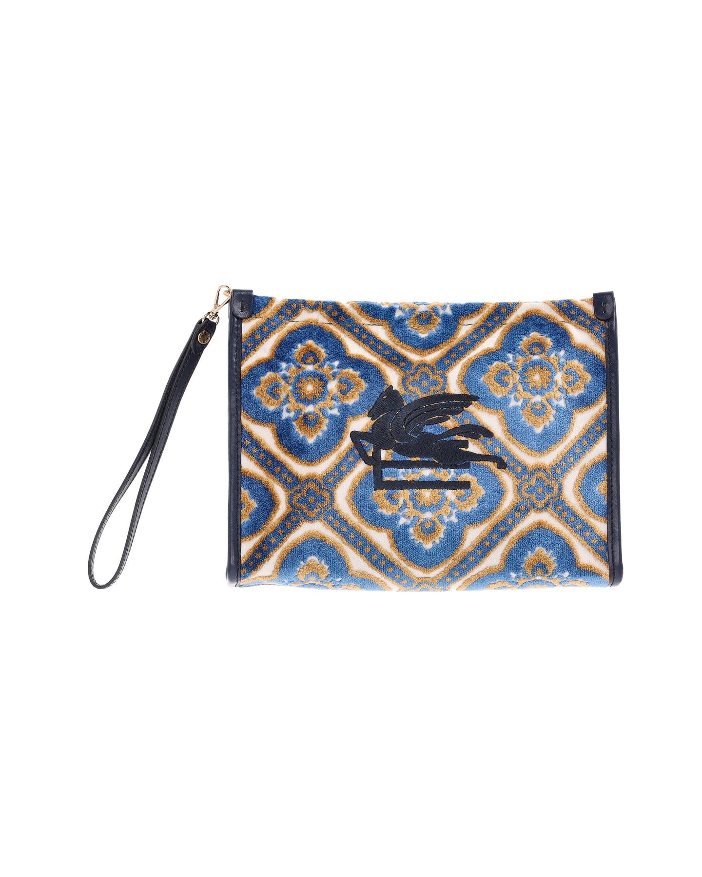 Etro Large Jacquard-Pattern Beauty Case in Multicolor Viscose 7745750532156