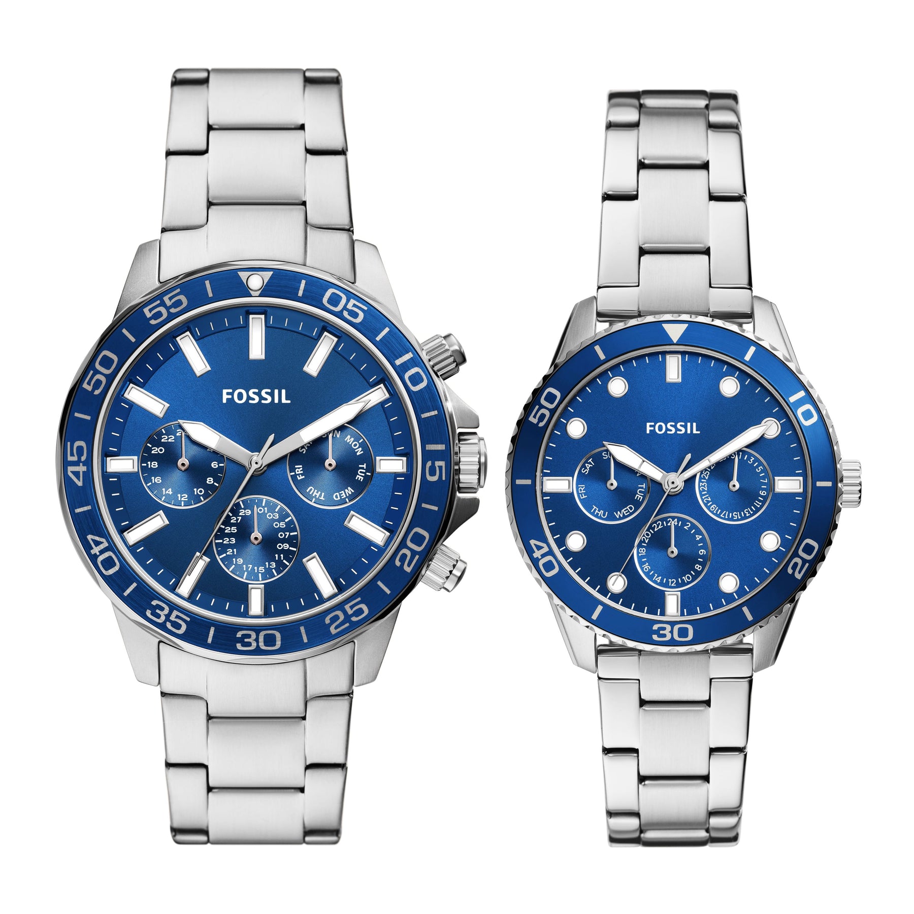 Fossil Men's His and Hers Multifunction, Stainless Steel Watch 7186412077116