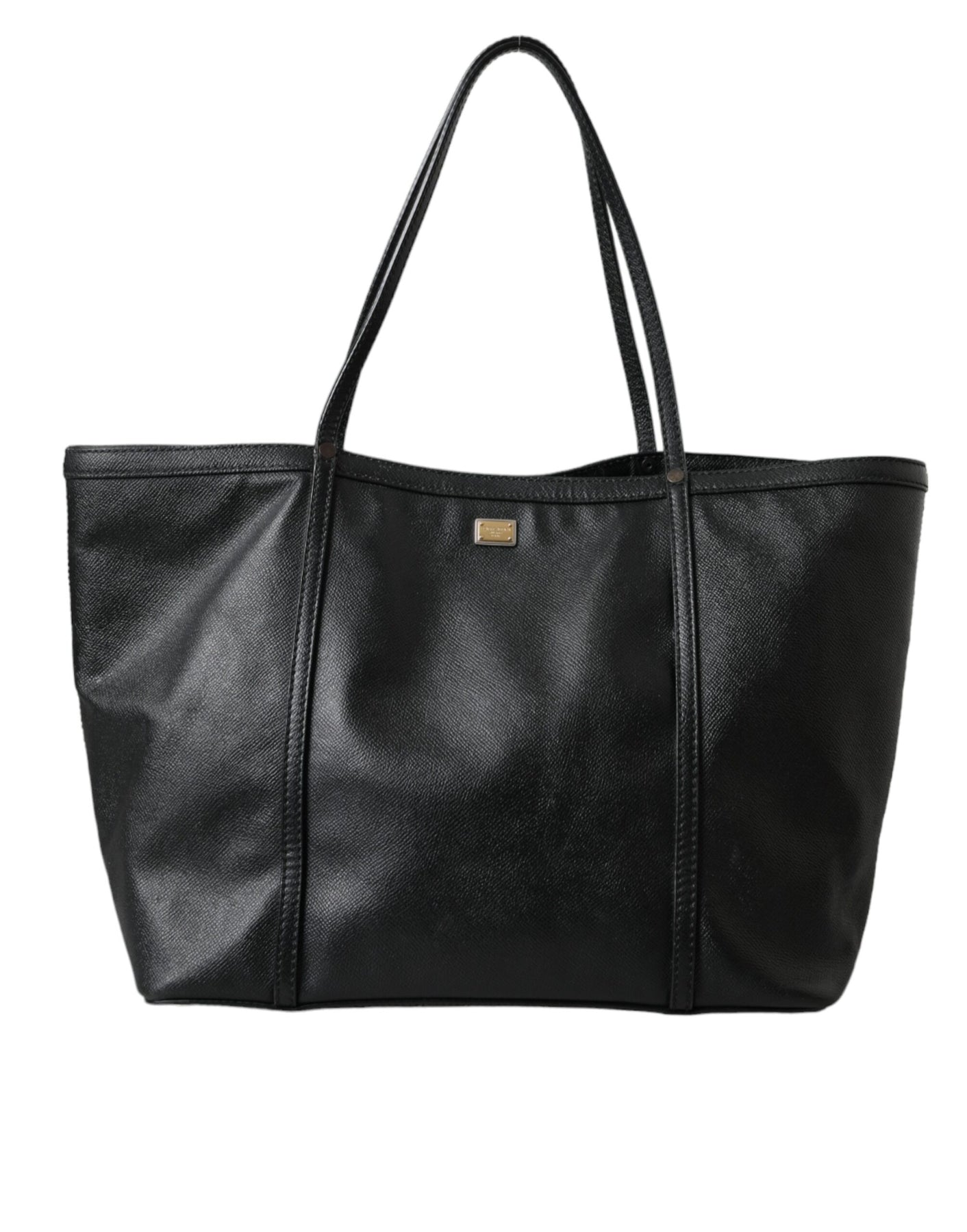 Dolce & Gabbana Leather Miss Escape Shopping Tote Women Women's Bag (Pre-Owned)