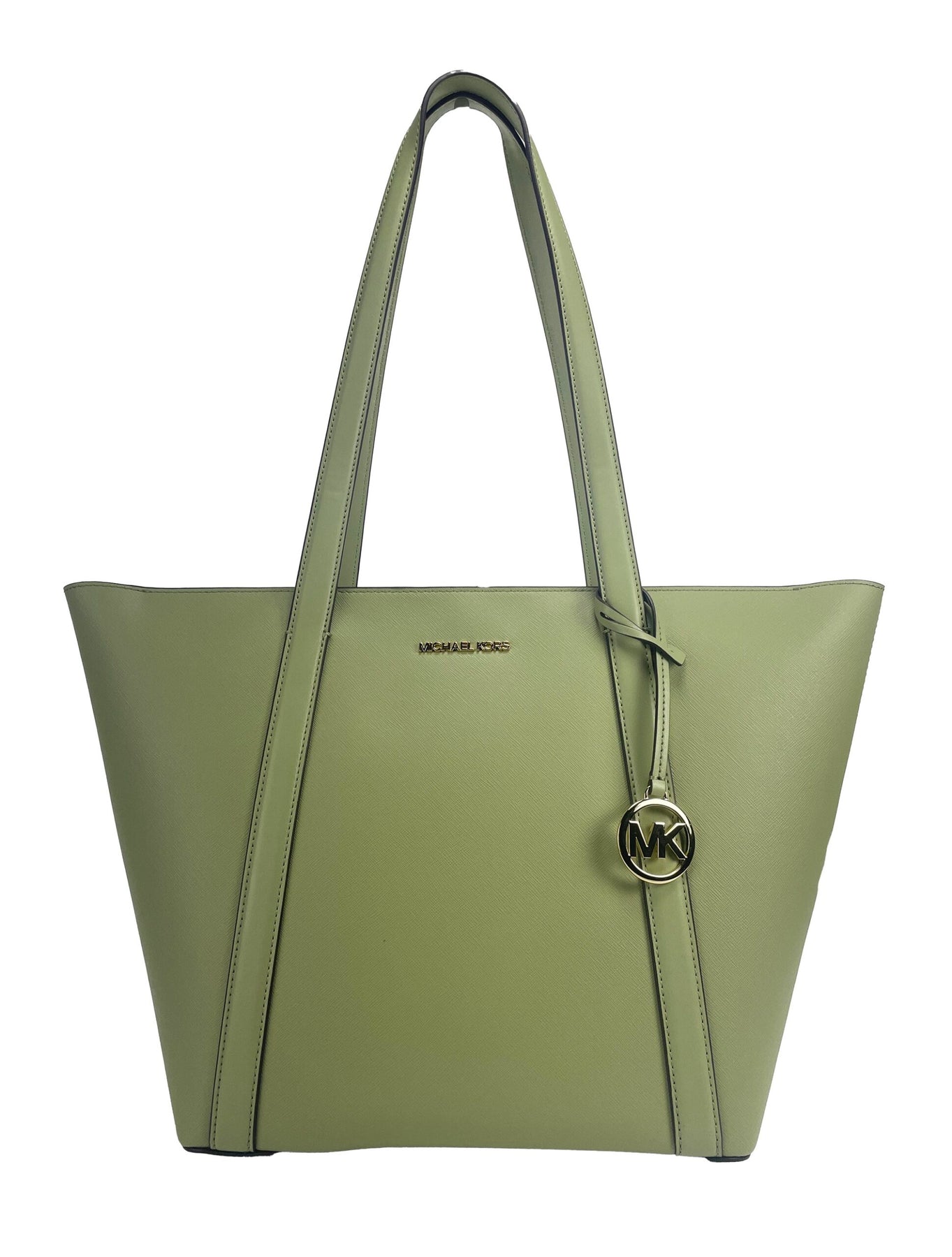 Michael Kors Large Pratt Shoulder Zip Tote Bag Women's Sage