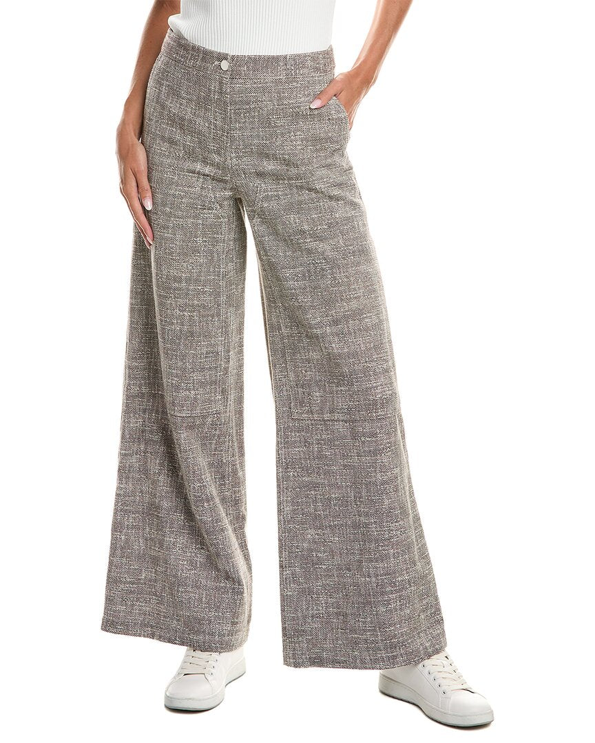 Theory Canvas Tweed Wide Leg Pant 7701898919996