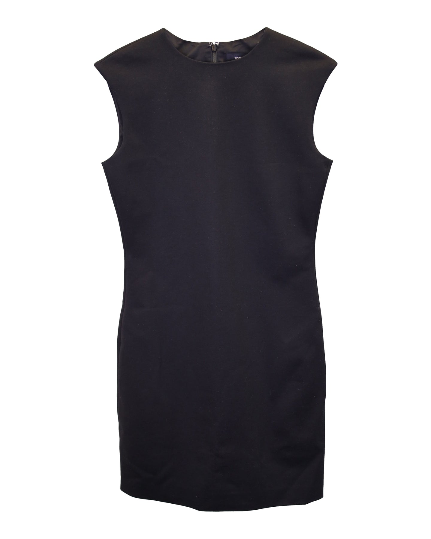 Theory Bi-Stretch Crepe Dress in Black Viscose
