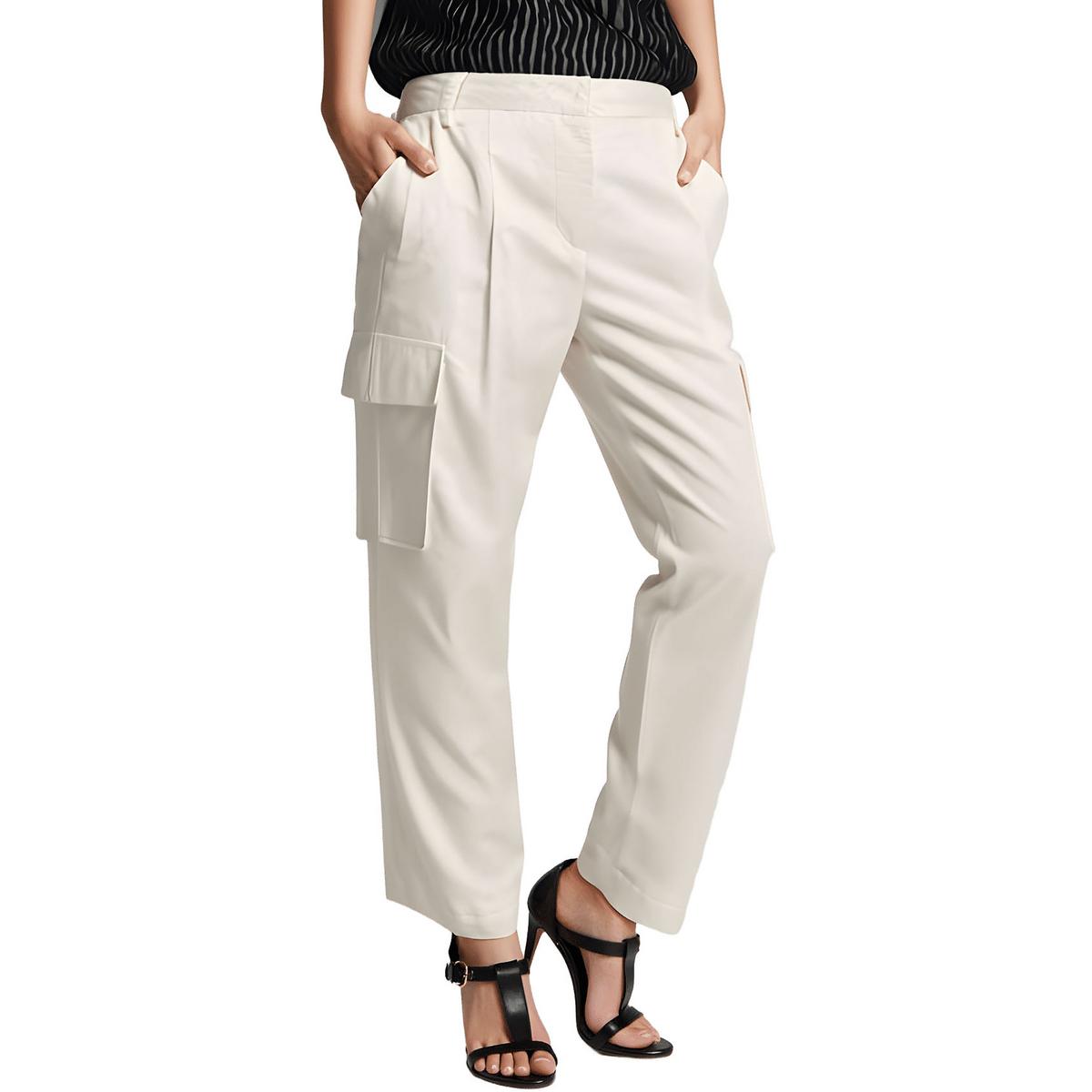 Wide-Leg Cargo Pocket Cotton Cargo Pants