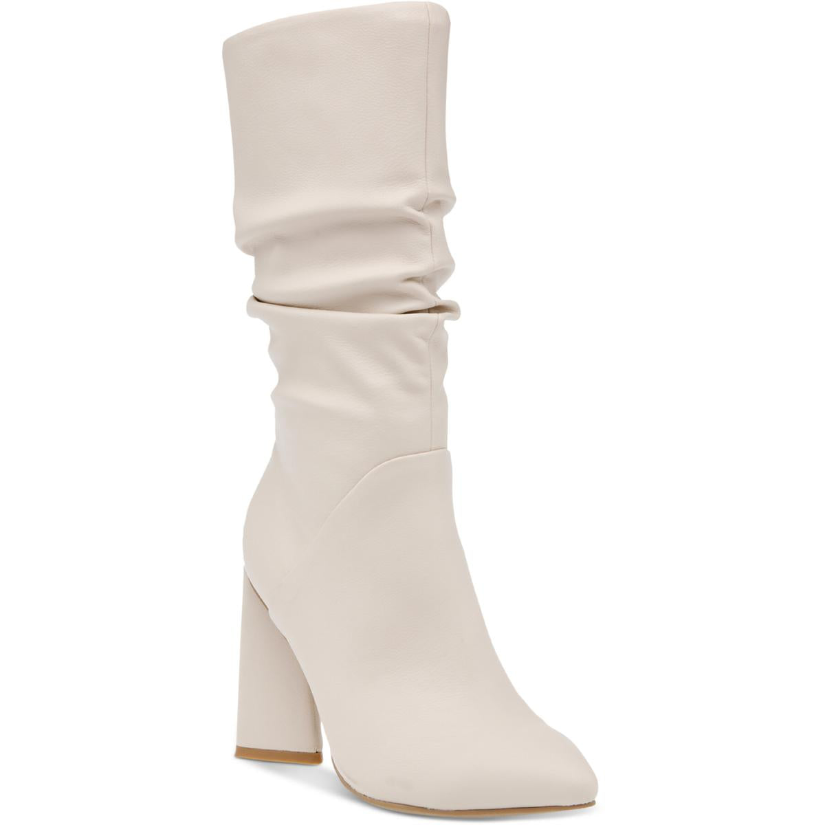 Wandah Solid High Heel Mid-Calf Boots