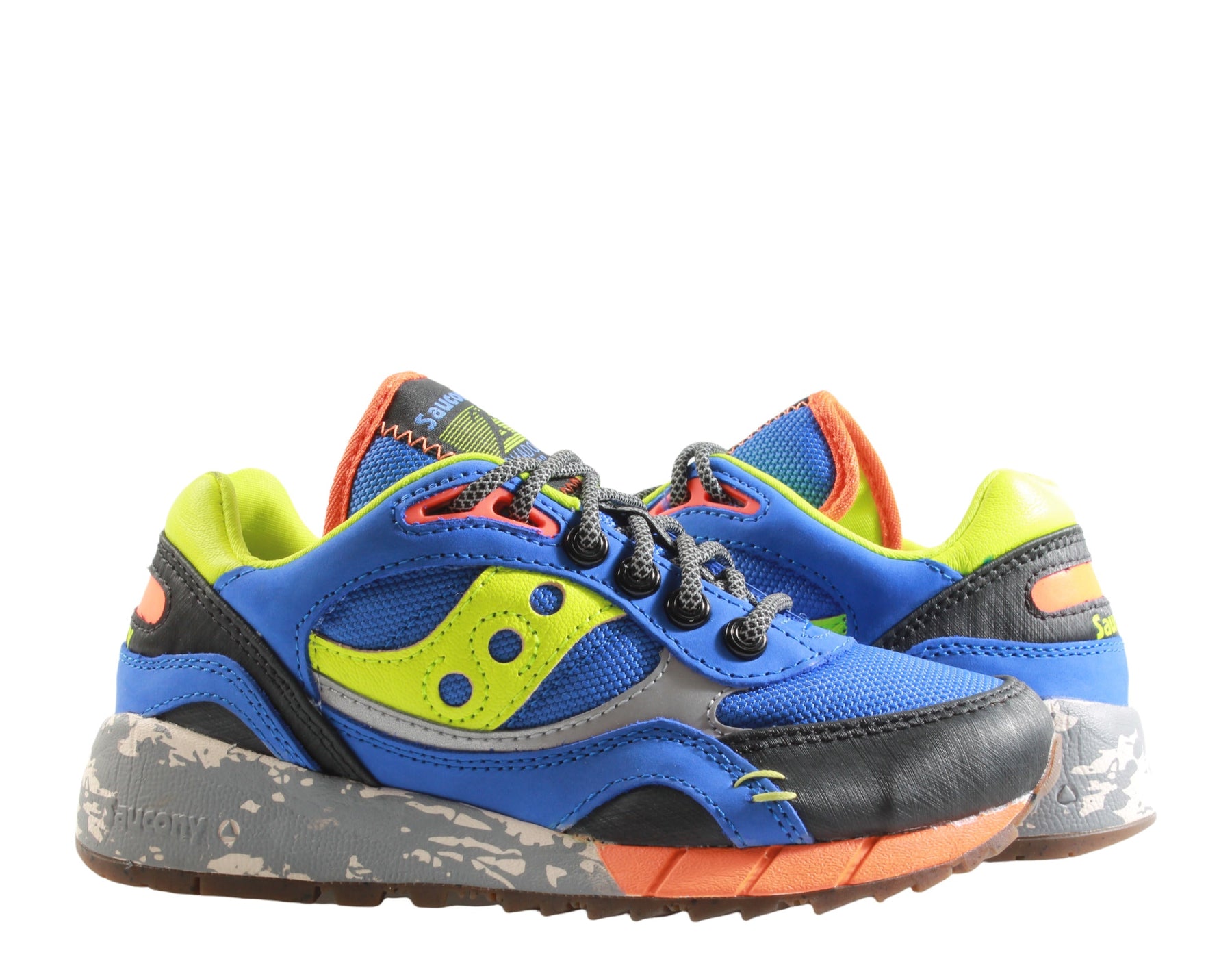 Saucony Originals Shadow 6000 Trail CPK Blue/Lime Men's Running Shoes S70643-1 7831954882620