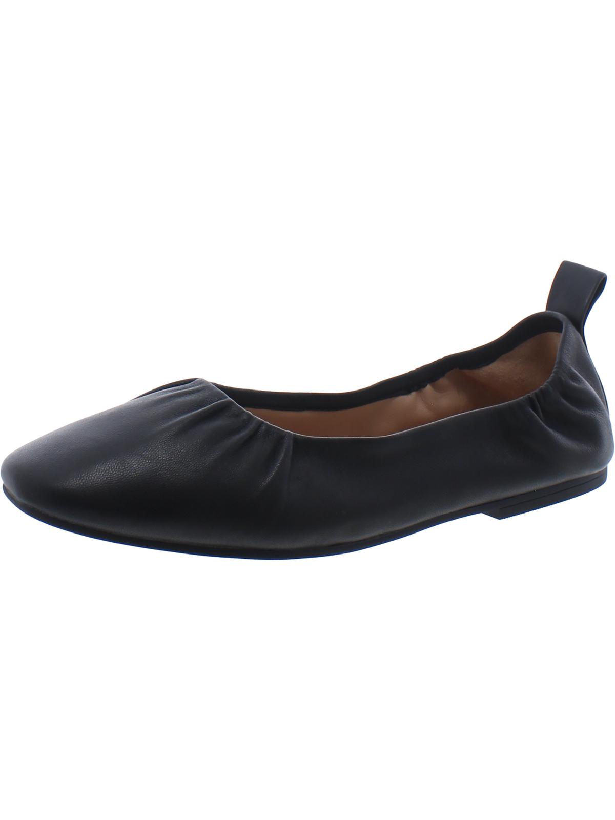 York Womens Leather Slip-On Ballet Flats 7662777466940