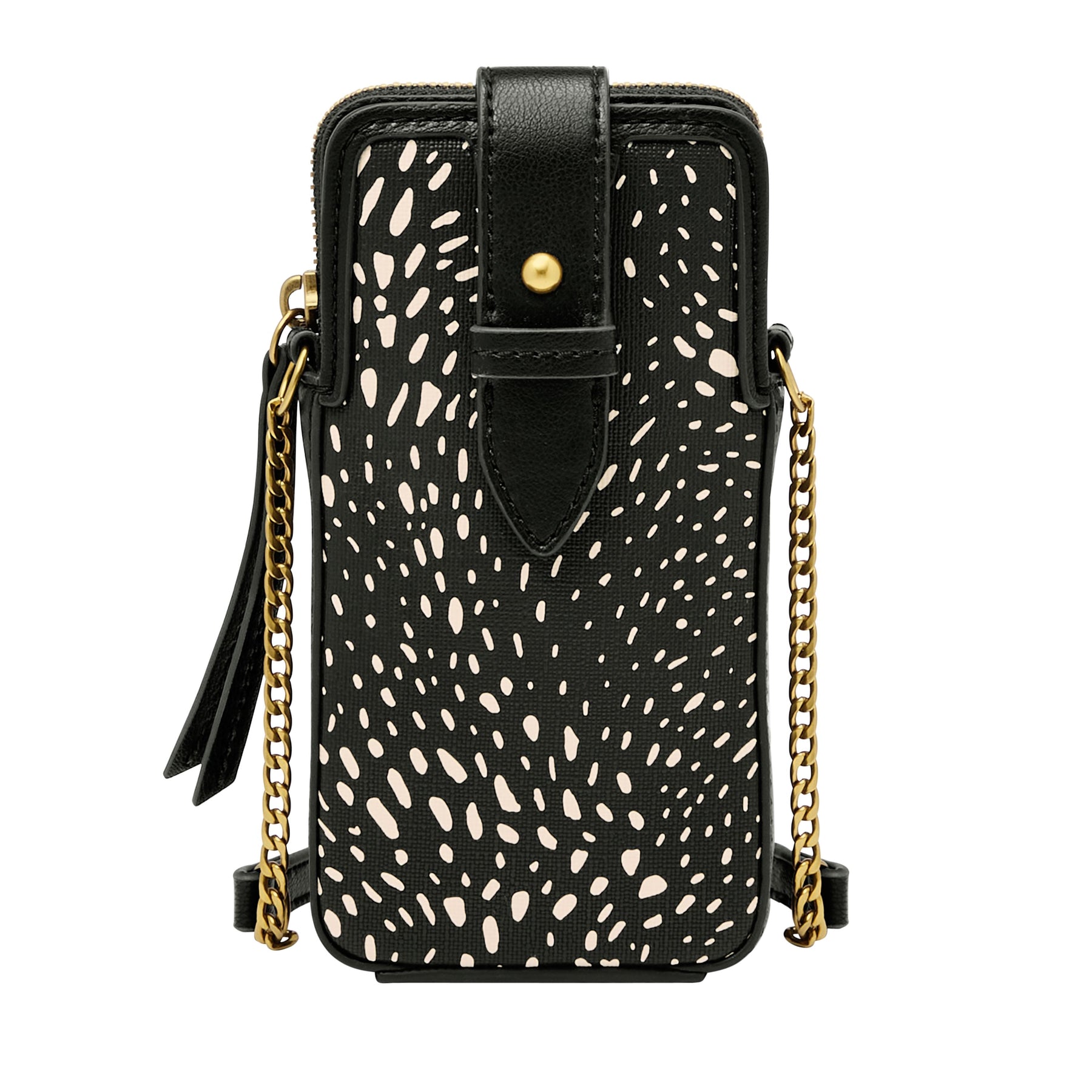 Fossil Women's Lainie Printed Polyurethane Phone Case Crossbody