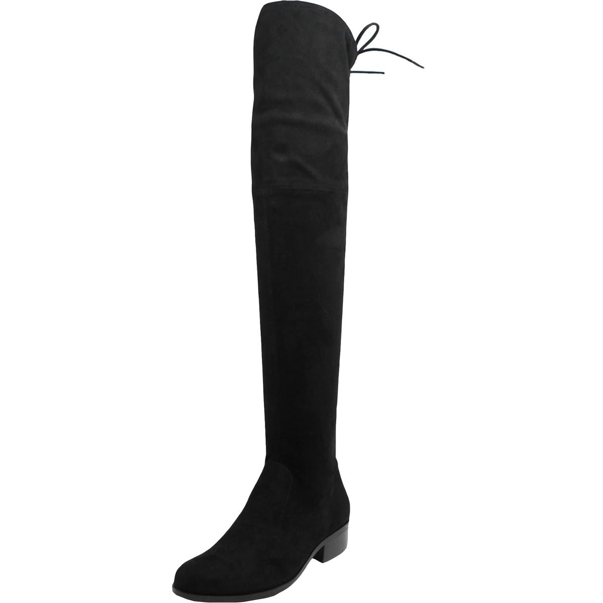 Gammon Faux Suede Pull On Over-The-Knee Boots