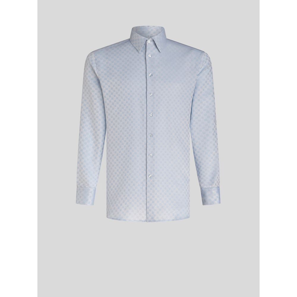 COTTON SHIRT WITH TIE PRINT 7826867617852