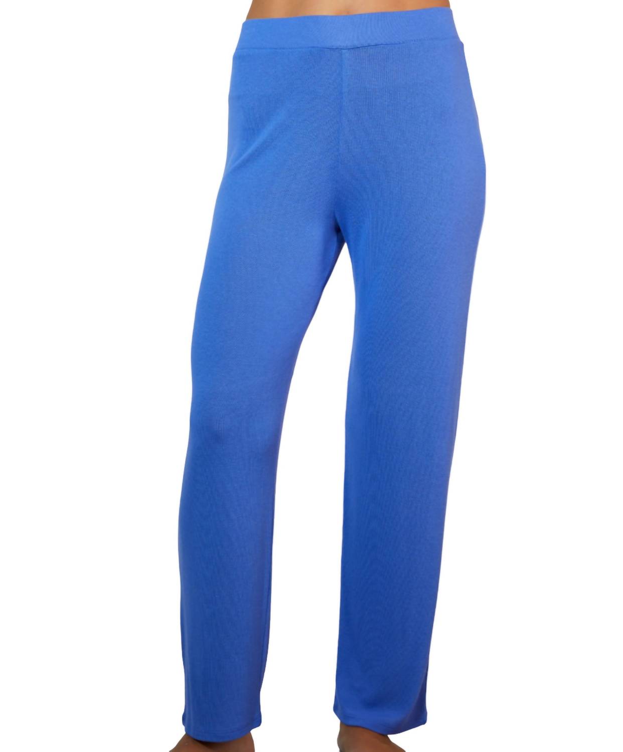 Solid Wide Leg Pants In Peri 7667946258492