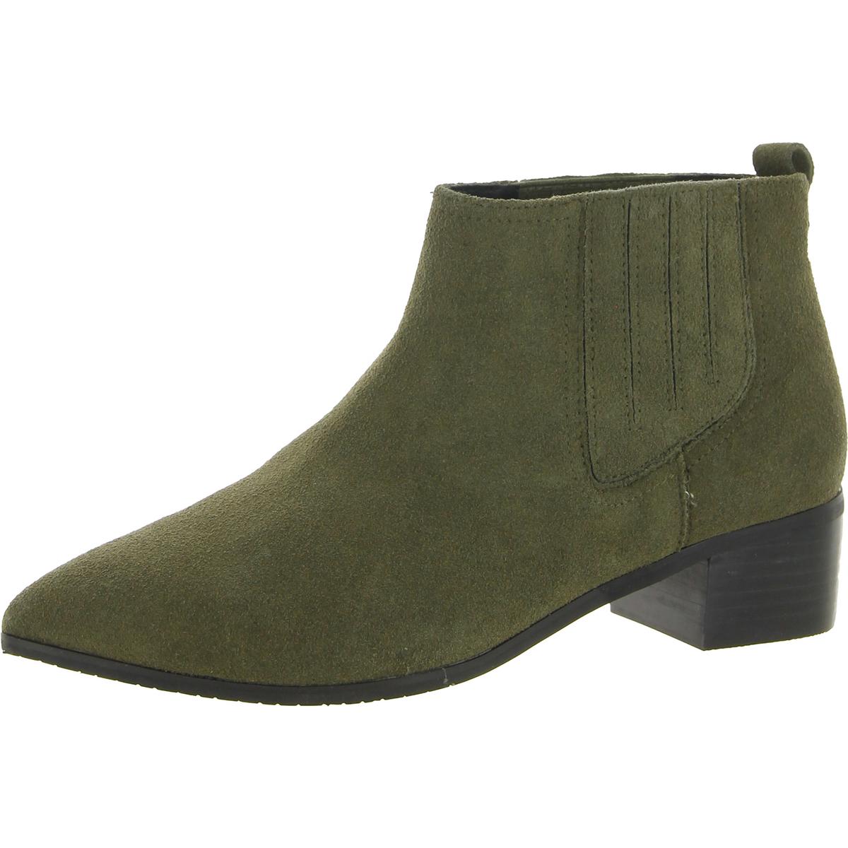 Gillan Suede Pointed Toe Chelsea Boots