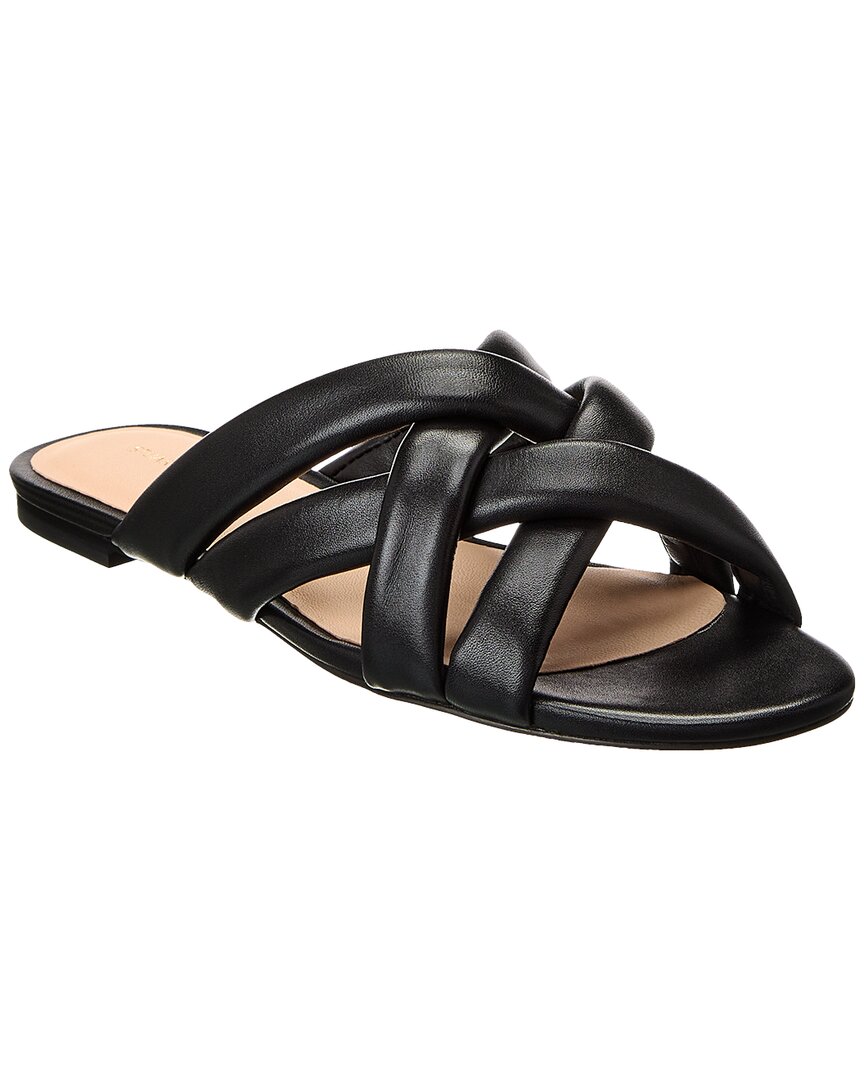 Stuart Weitzman Crossover Leather Slide 7640394039356