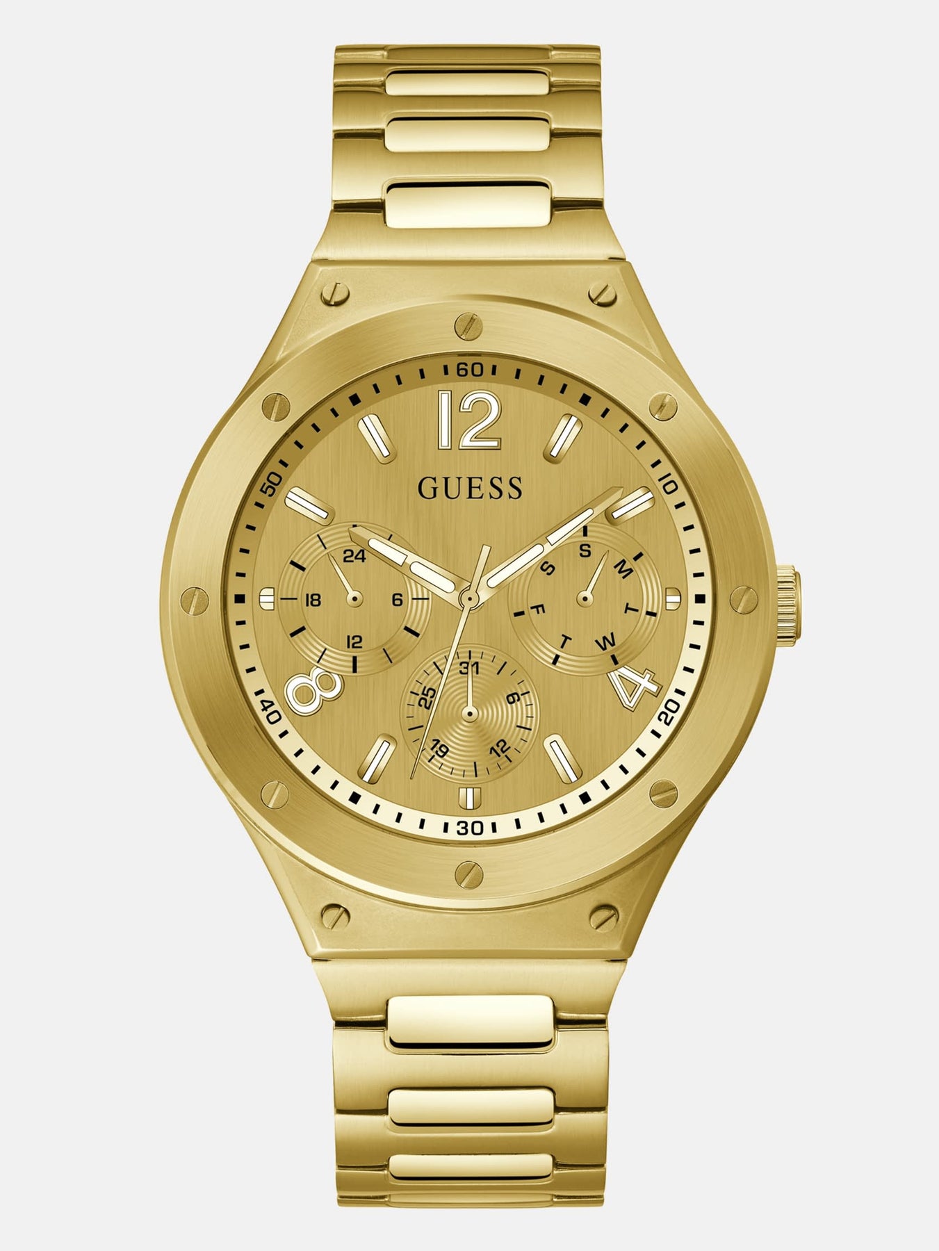 Gold-Tone Multifunction Watch