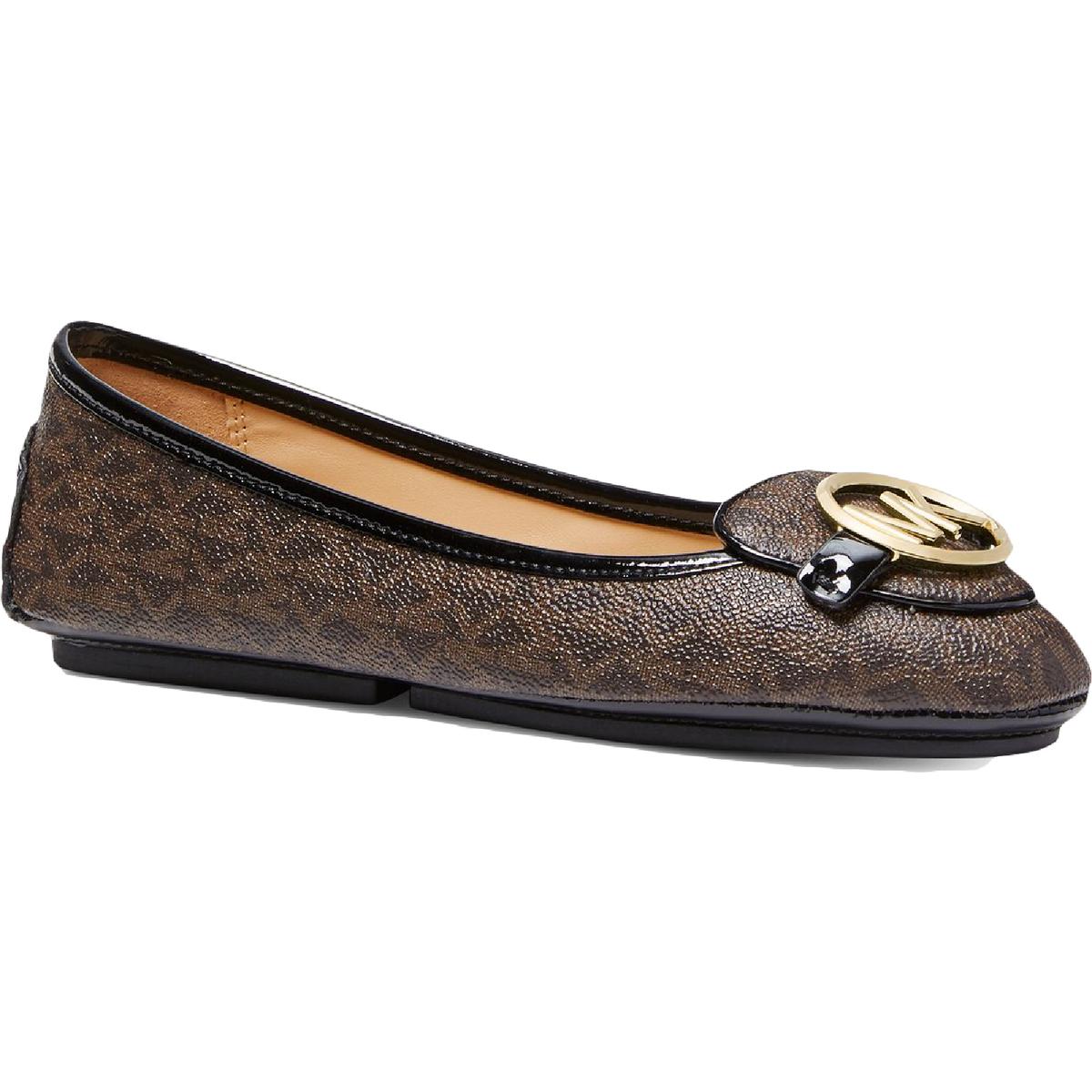 Michael Kors Lillie Coated Canvas Logo Moccasin Loafer