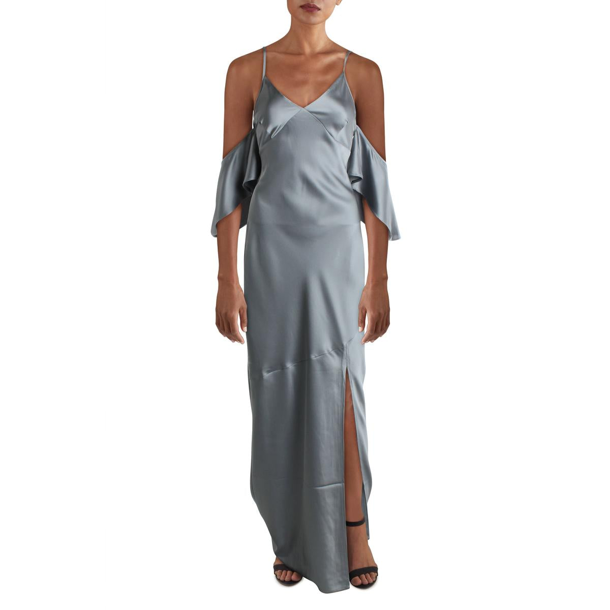 Kendra V Neck Off-The-Shoulder Cocktail Dress