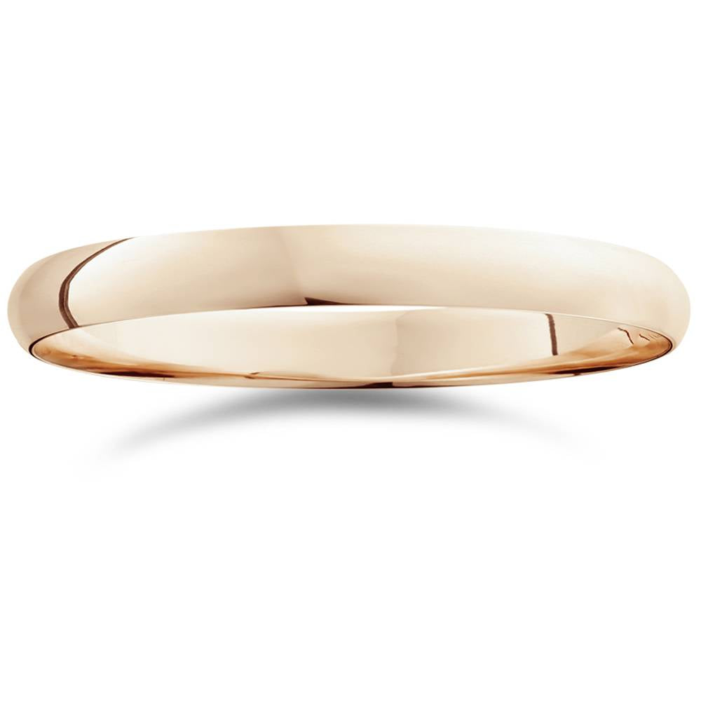 3mm Plain Band 14K Rose Gold Size Selectable 7802592198716