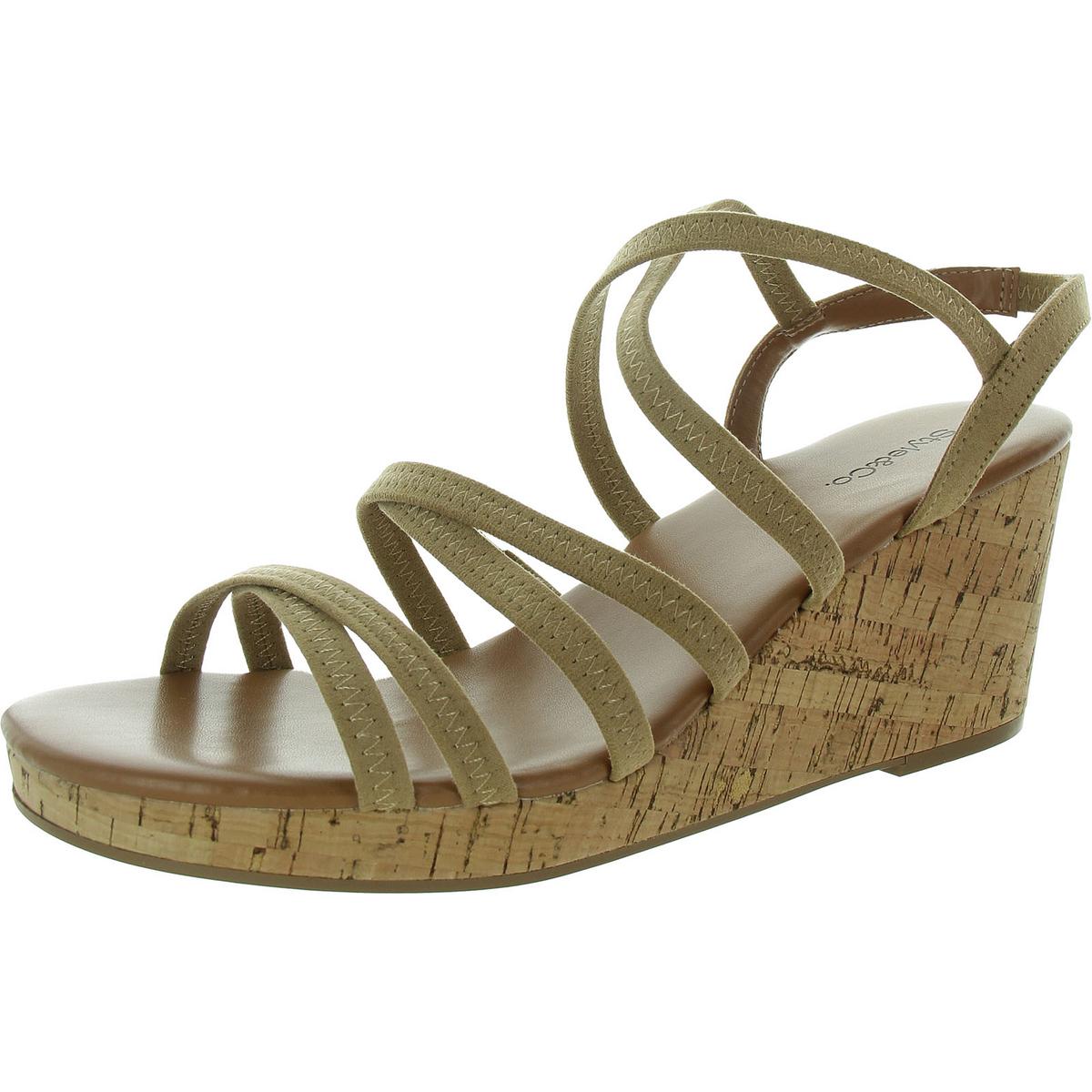 Arloo Slip On Open Toe Wedge Sandals