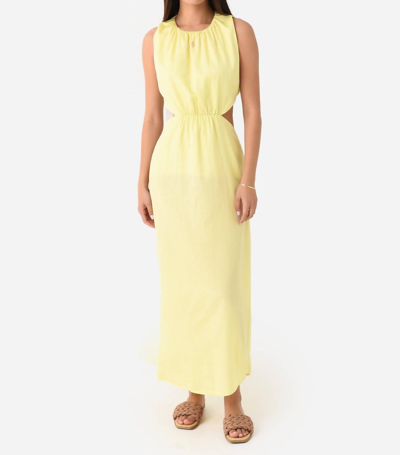 Rosemary Dress In Lemon