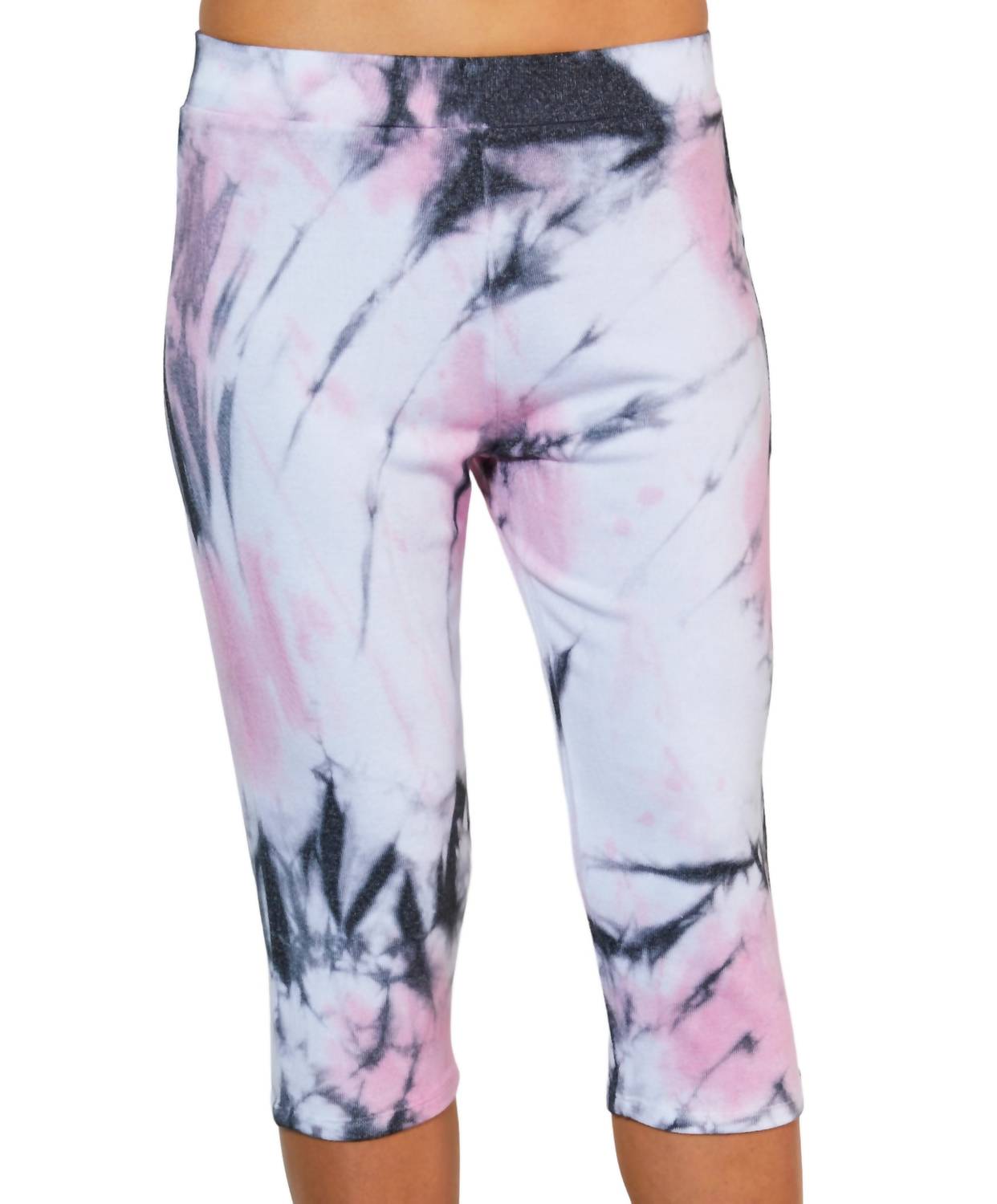 Marble Wash Capri In Pink 7667884785724