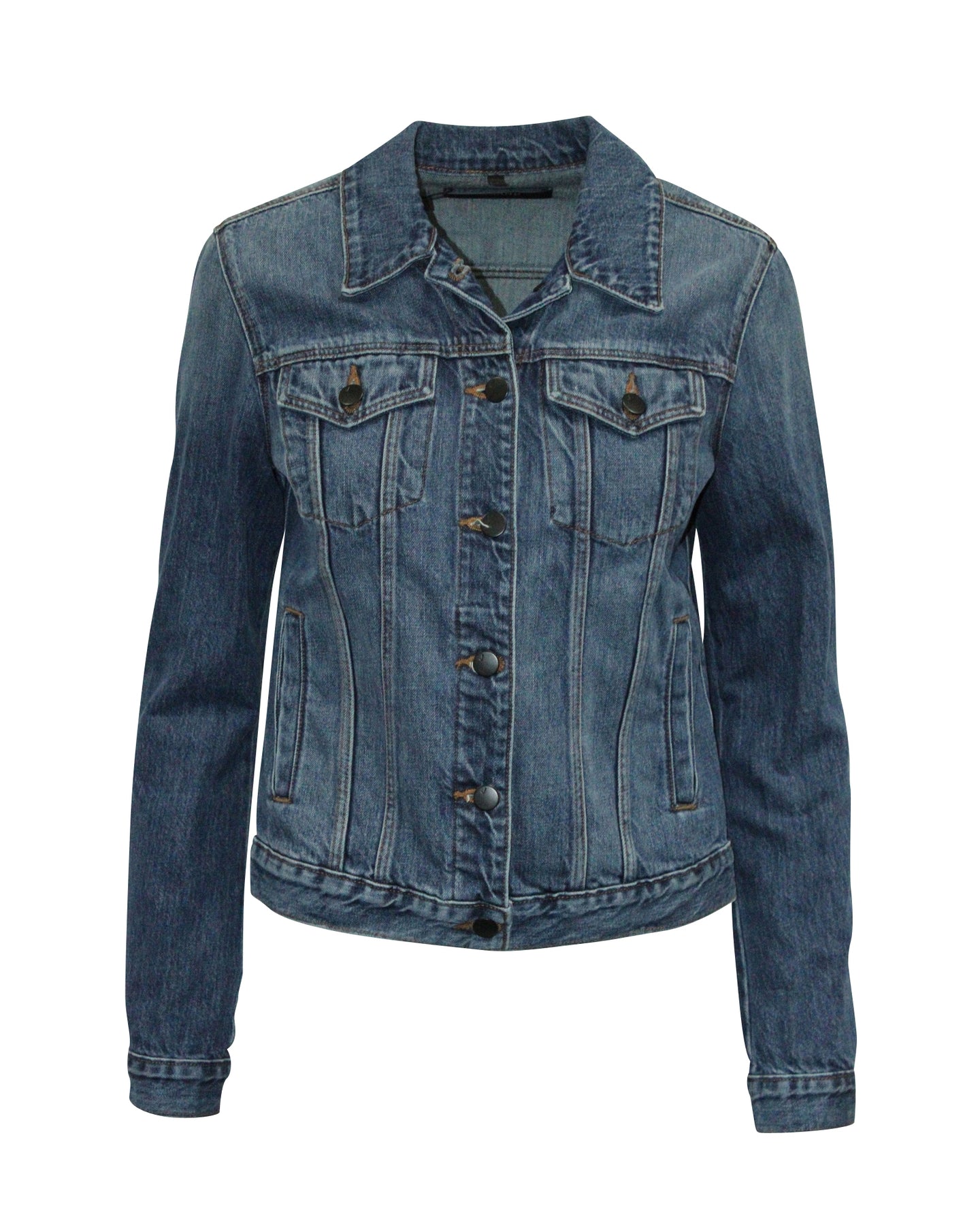 J Brand Jacket in Blue Cotton Denim 7764861747260