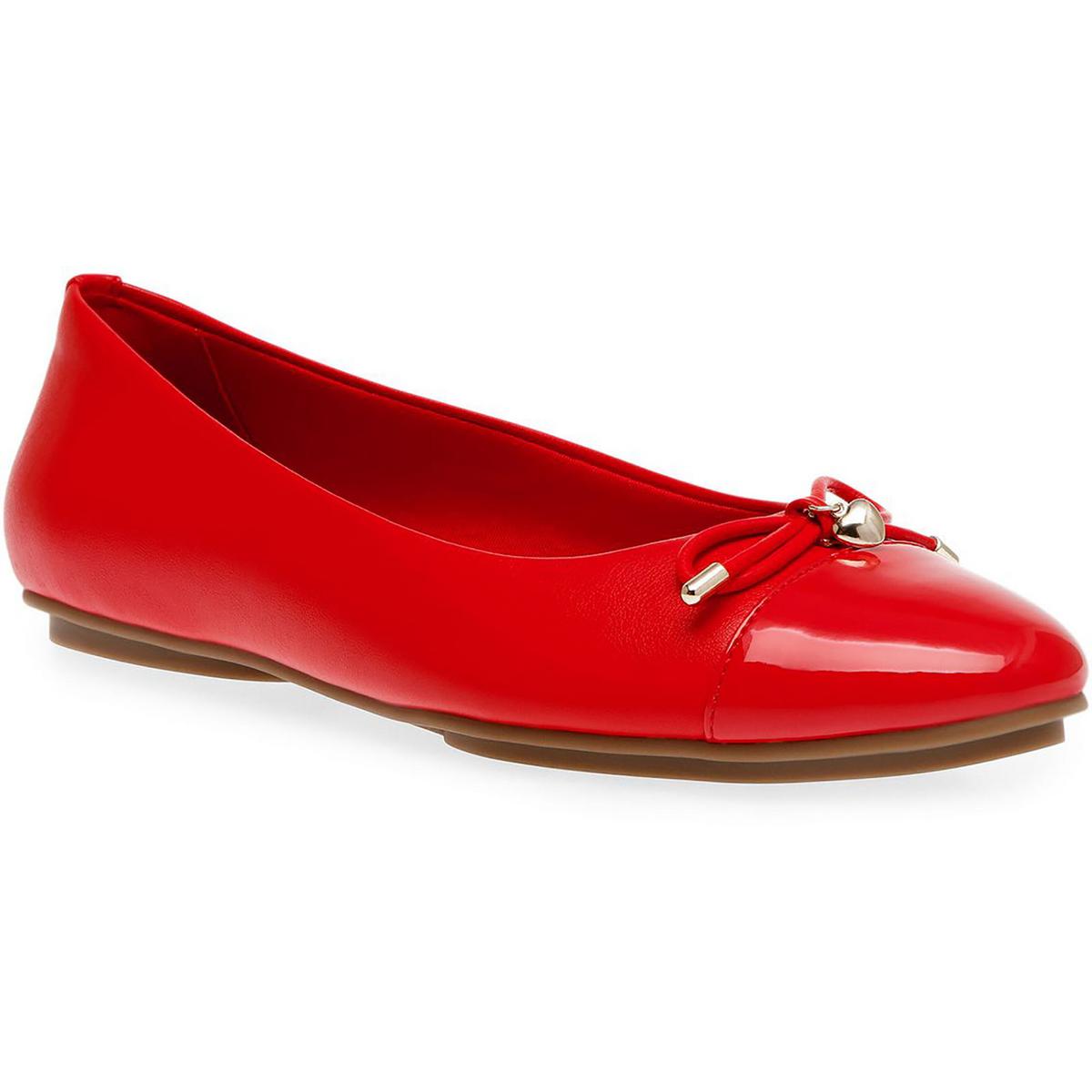 LUCI Faux Leather Slip On Flat Shoes