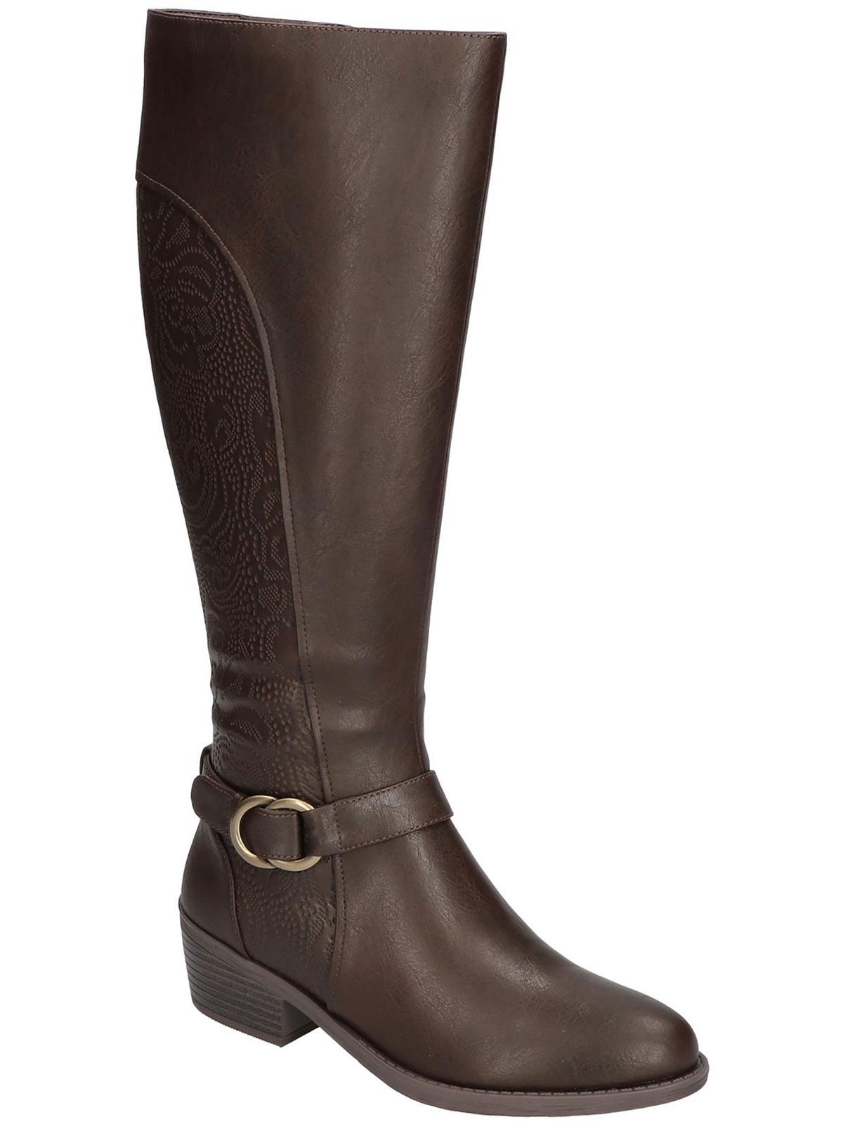 Luella Womens Synthetic Western Knee-High Boots