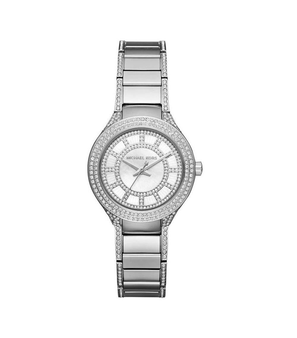 Michael Kors Kerry MK3441 Women's Silver-Tone Quartz 33mm Watch 7762637815868