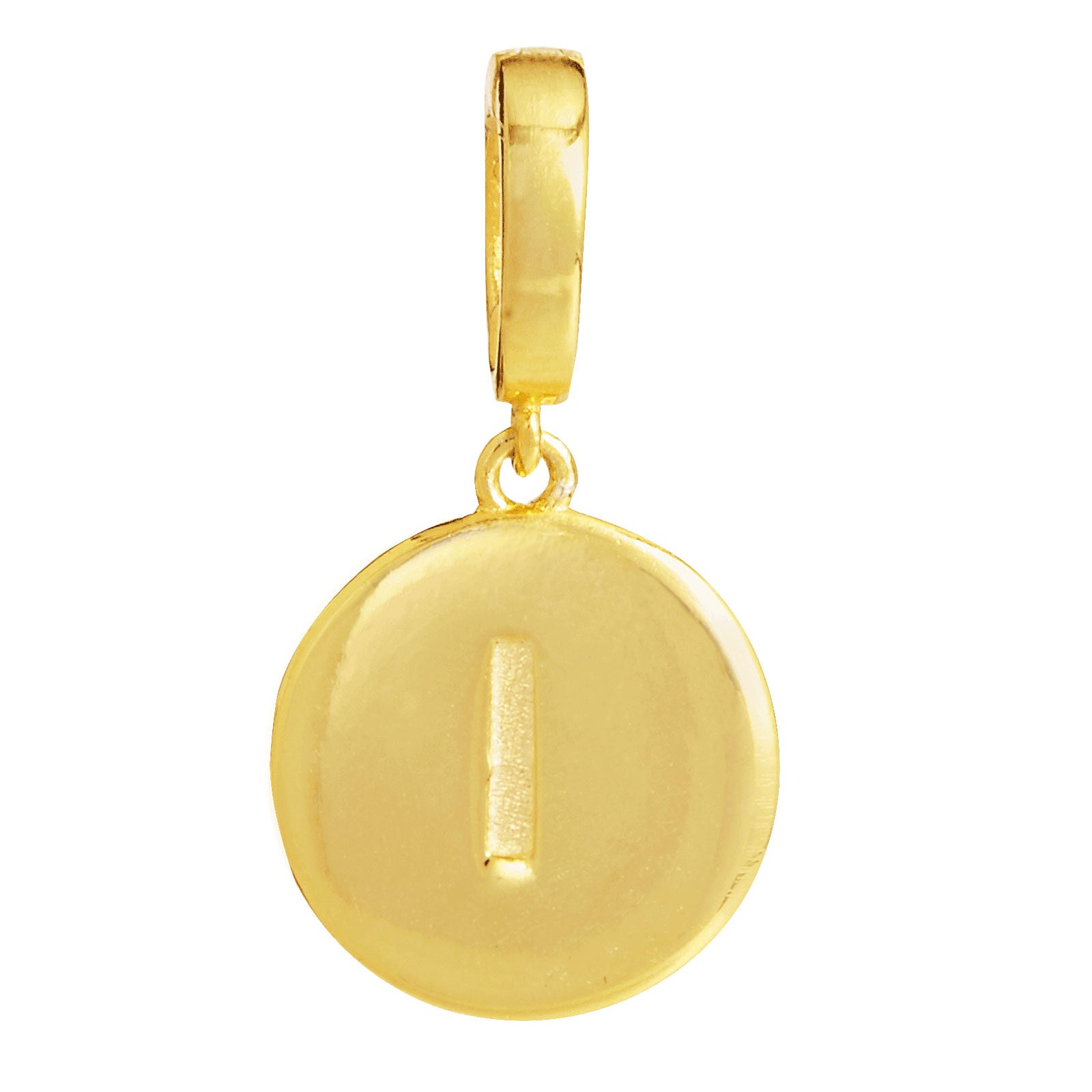 18K GOLD PLATED STERLING SILVER INITIAL PENDANT NECKLACE 7731386056764