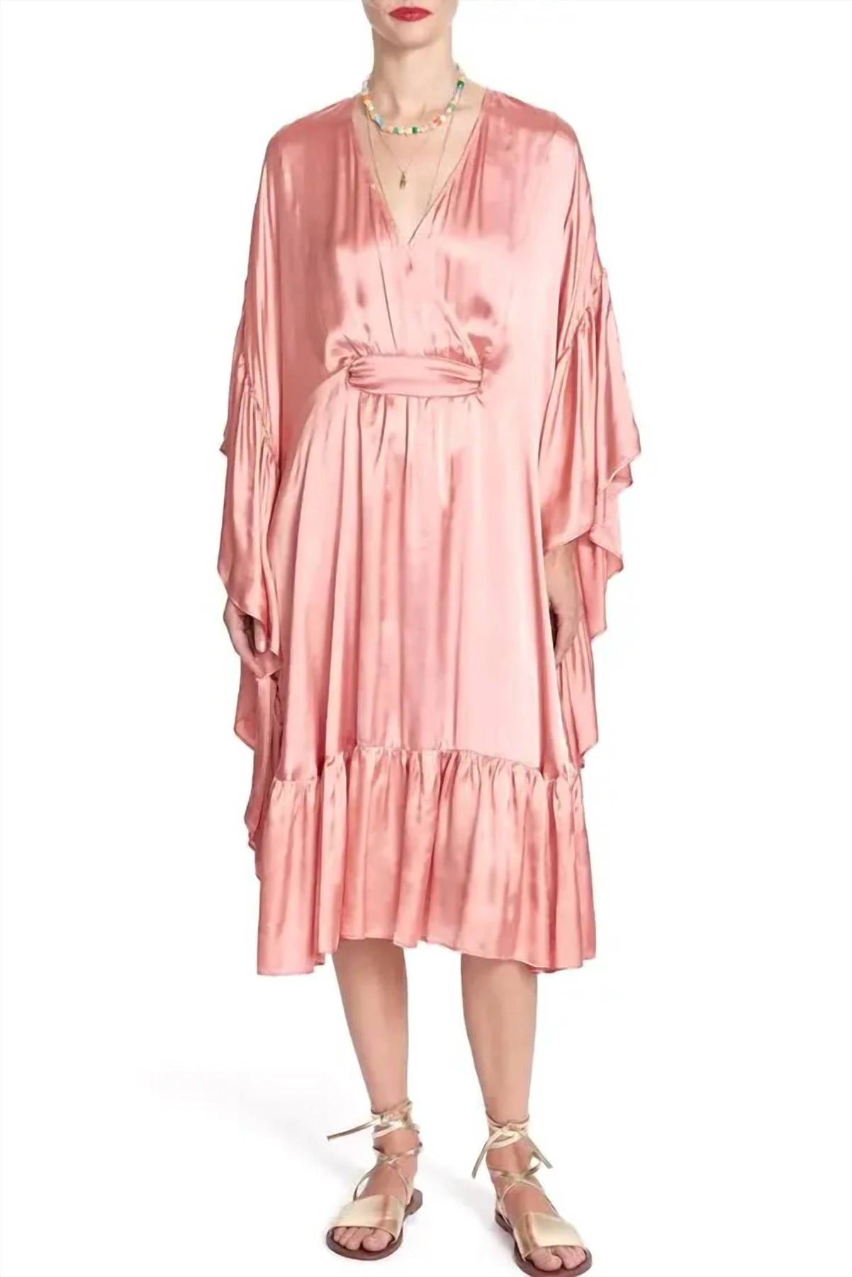 Paige Dress In Terracotta 7803819655228