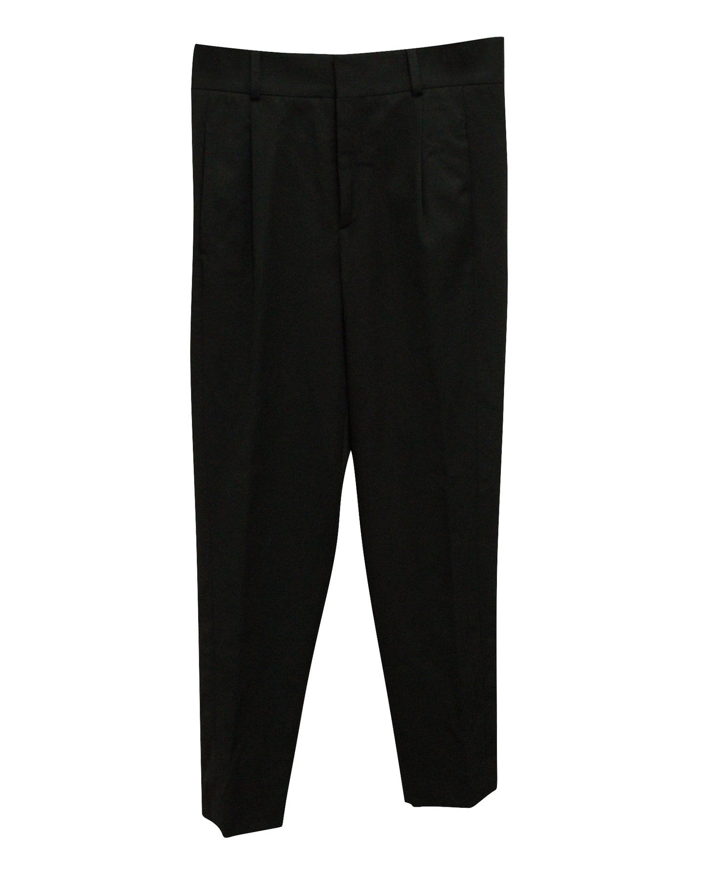 Saint Laurent Tailored Pants in Black Wool 7764856635452