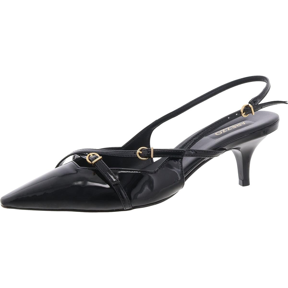 Tiffany  Patent Strappy Slingback Heels