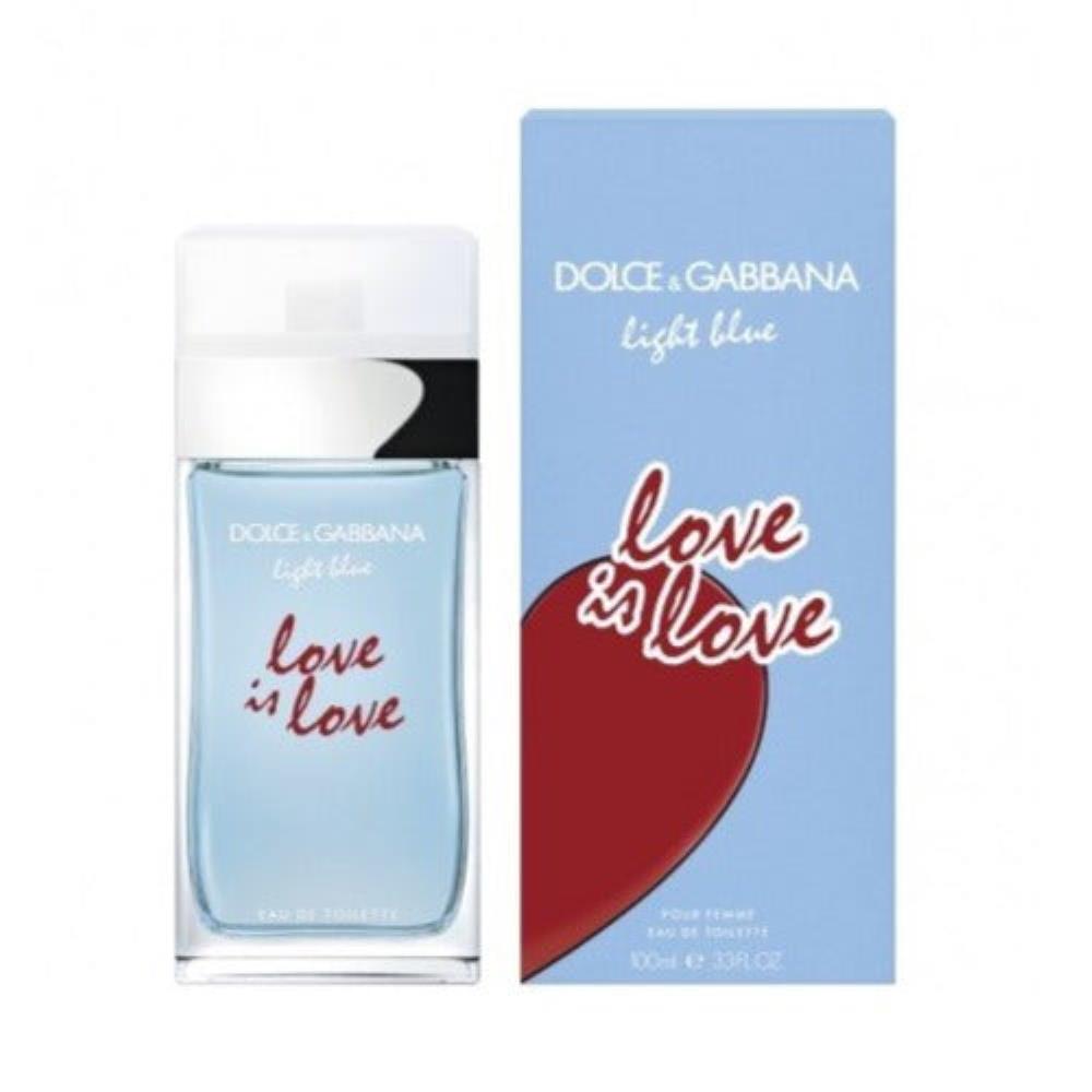 D & G Light Blue Love Is Love Eau De Toilette Dolce & Gabbana Women's Perfume 3.3 Oz 7803766702140