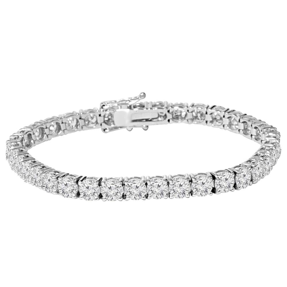 9 ct Genuine Diamond Tennis Bracelet 7