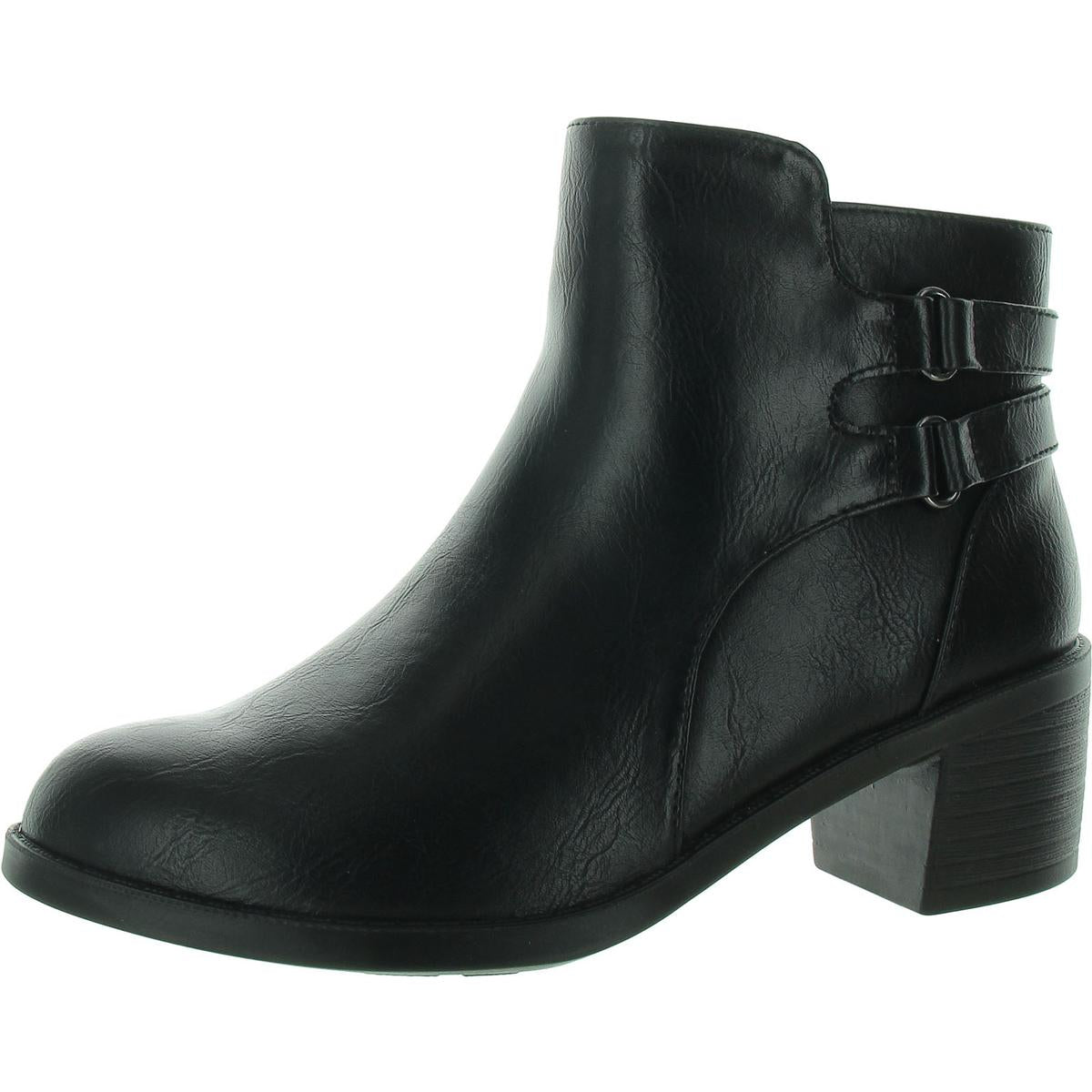 Murphy Faux Leather Ankle Booties