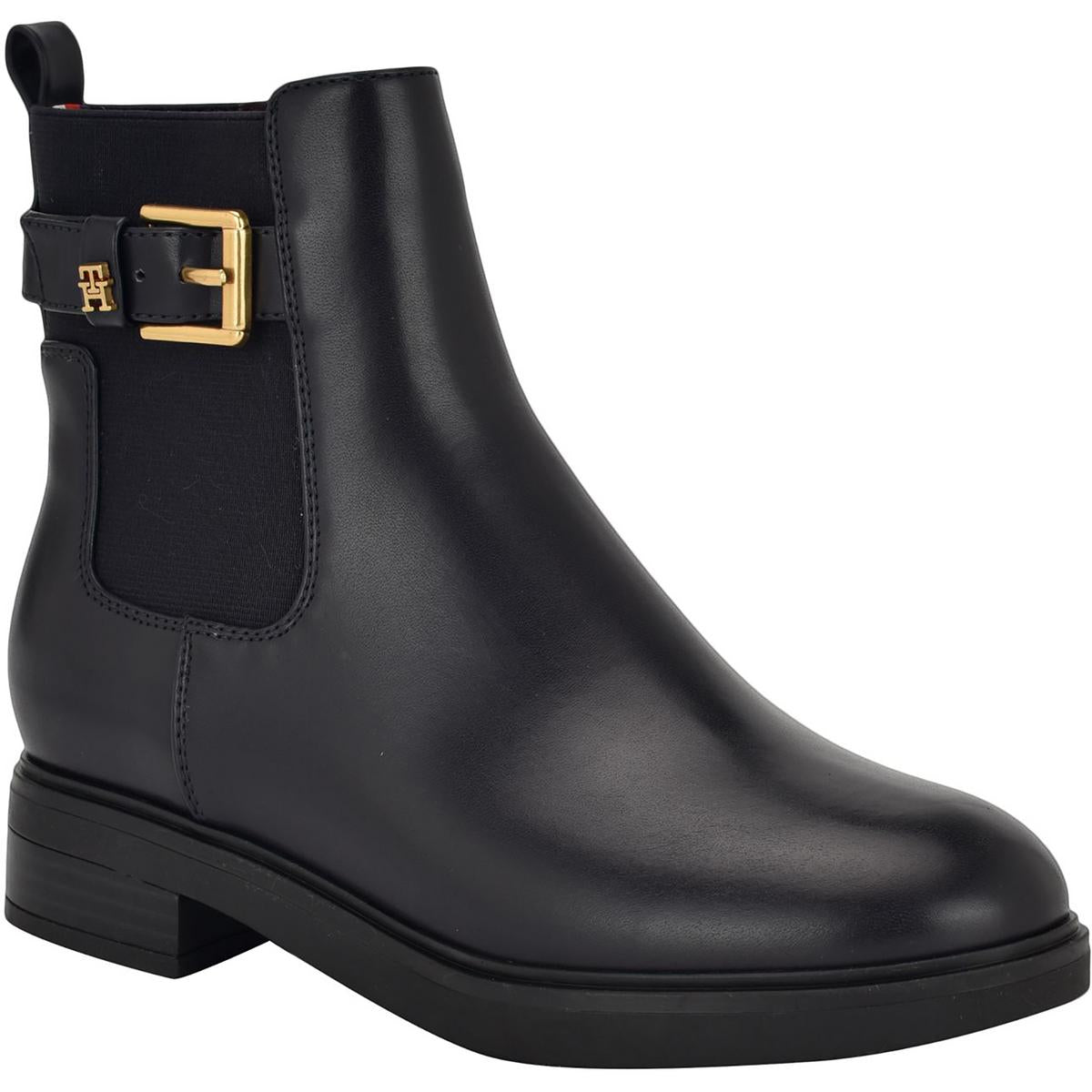 Baylon Zipper Faux Leather Chelsea Boots