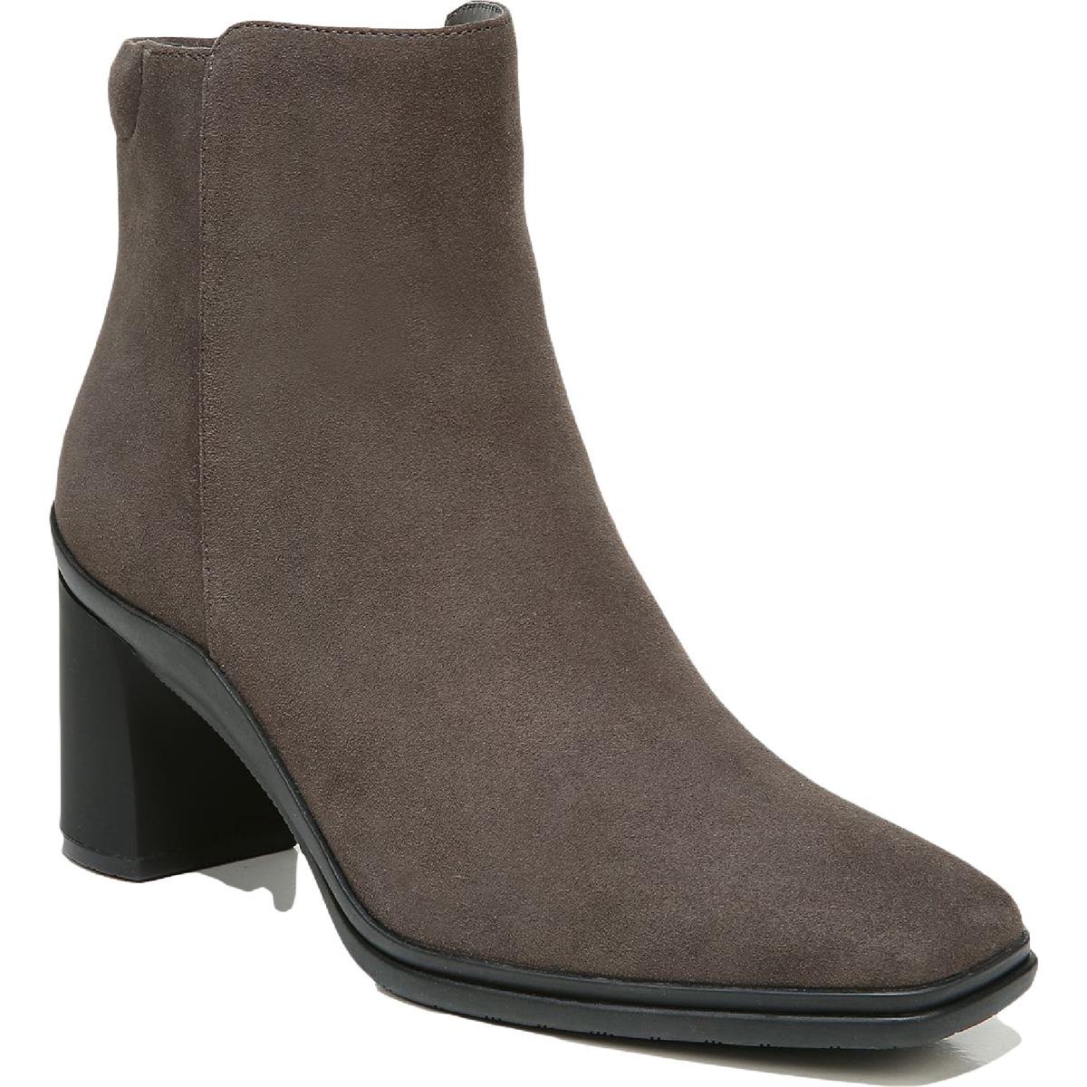 AVERY Padded Insole Block Heel Ankle Boots