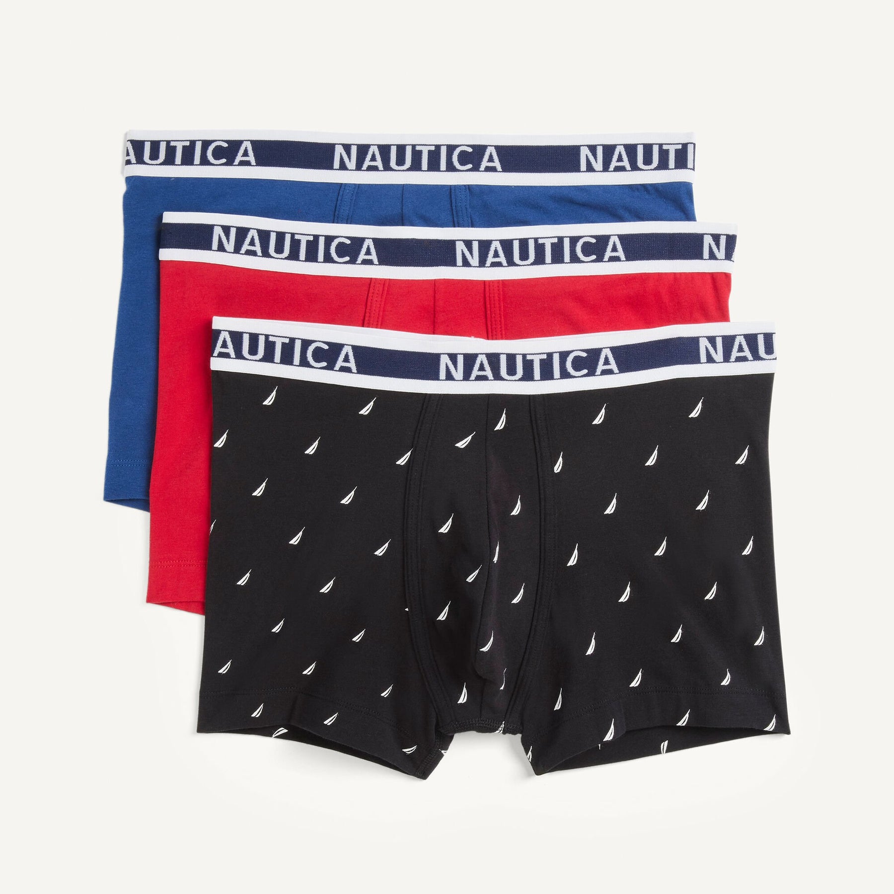 Nautica Mens Stretch Trunks, 3-Pack 7803511537724