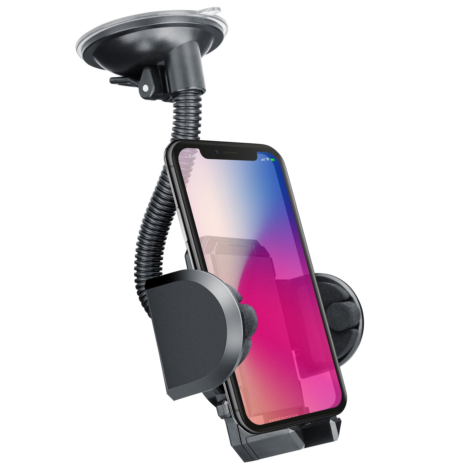 HyperGear Universal Windshield Phone Mount Black