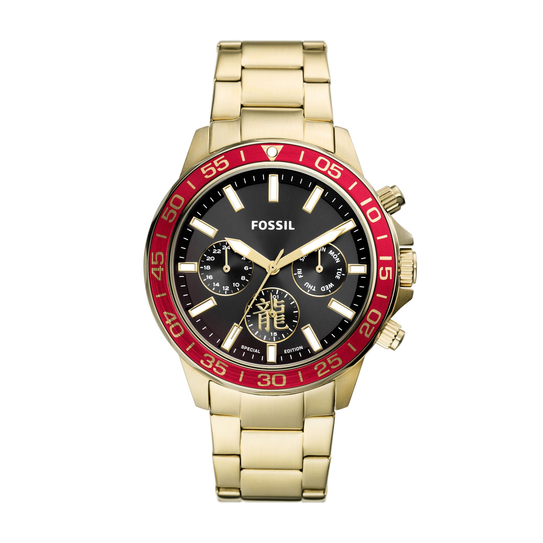 Fossil Men's Bannon Multifunction, Gold-Tone Stainless Steel Watch